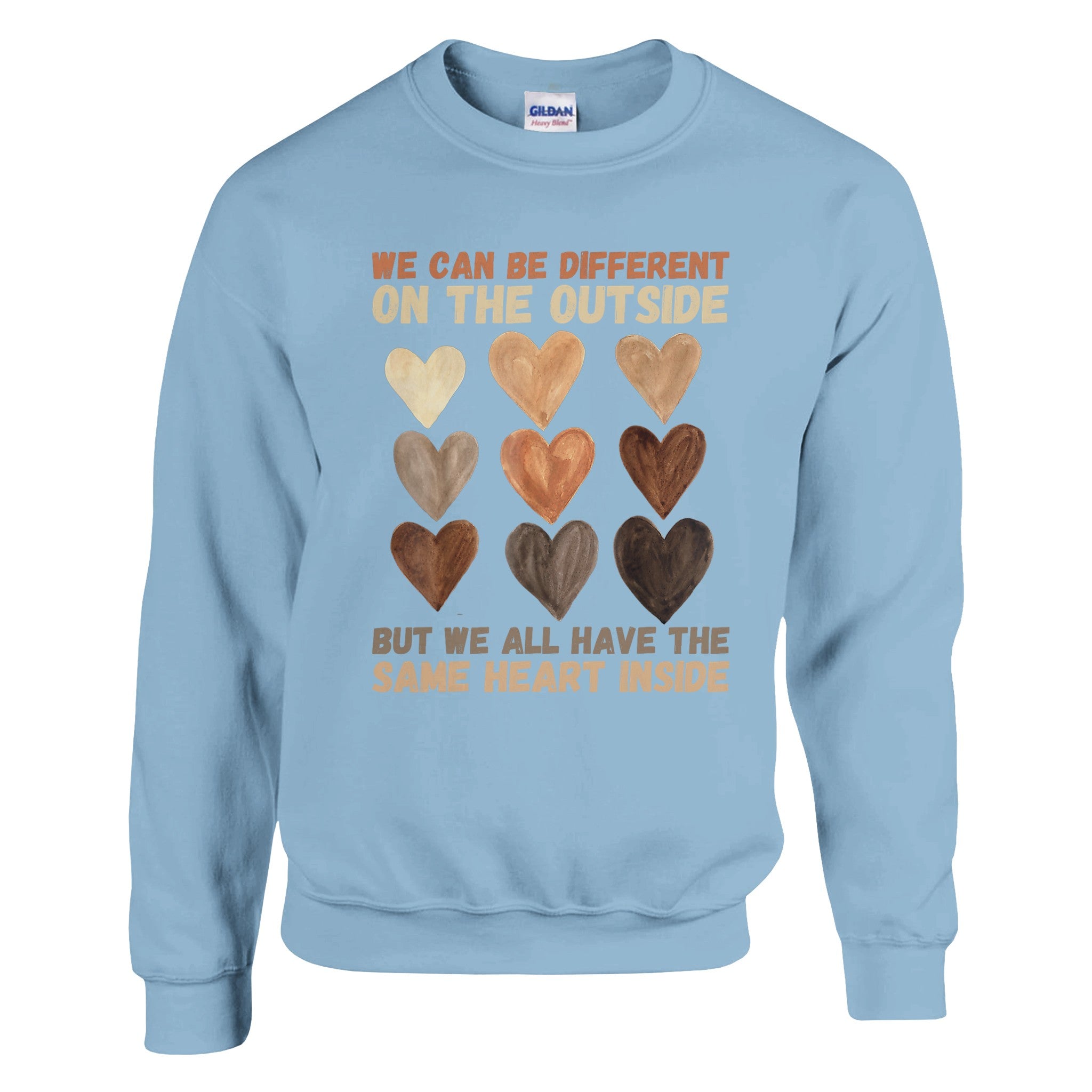 Different Outside, Same Heart Inside Sweatshirt For Men & Women - Prideful Roots