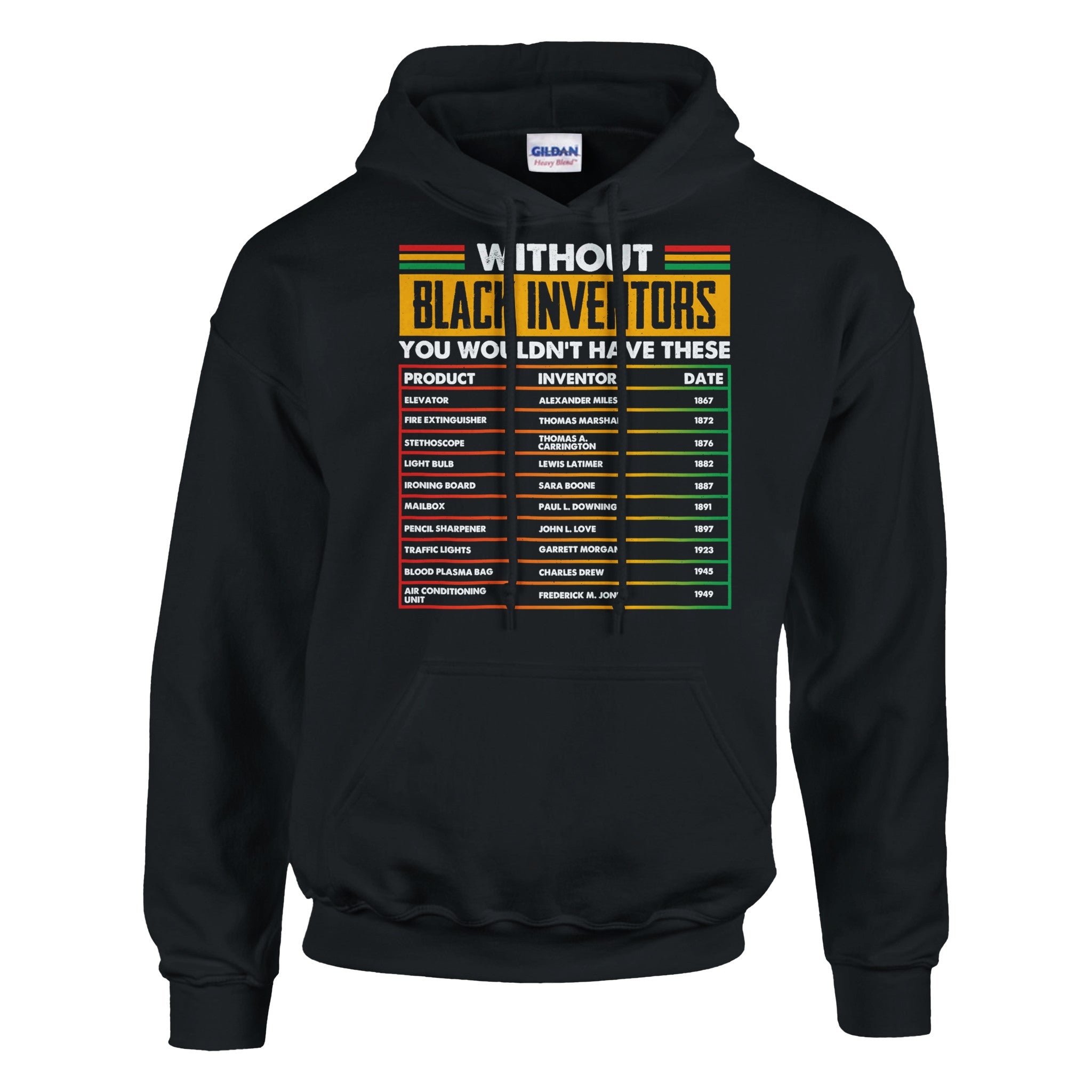 Without Black Inventors Hoodie For Men & Women - Prideful Roots