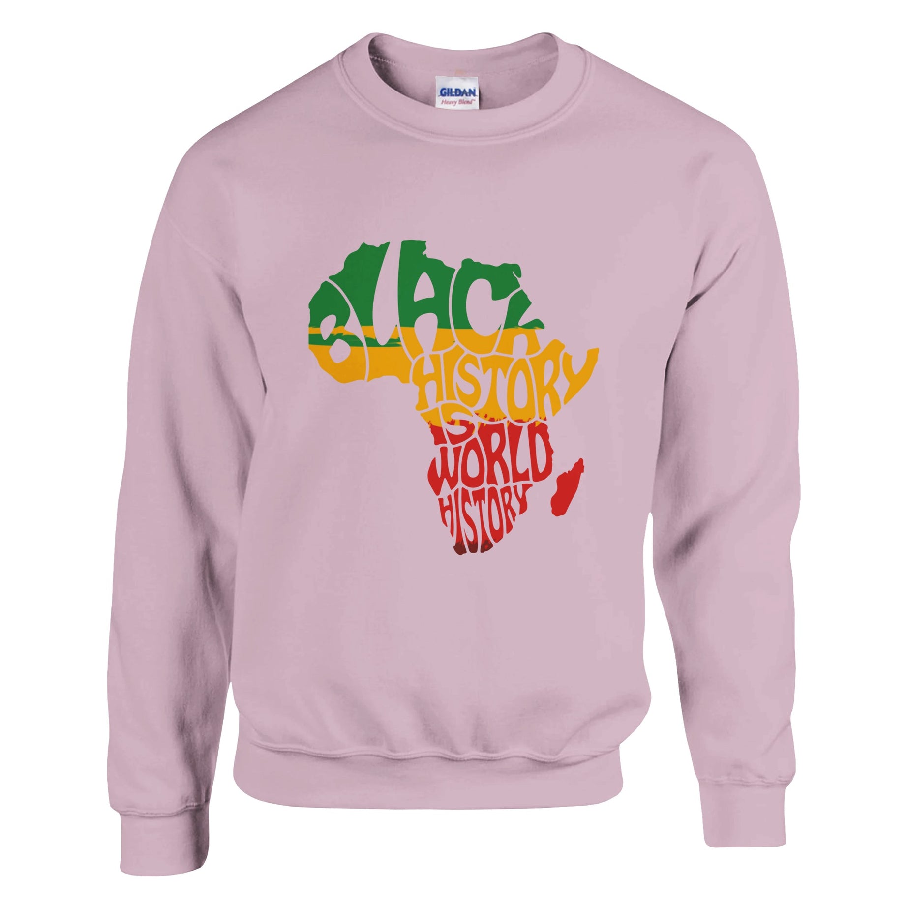 Black History is World History Africa Map Sweatshirt For Men & Women - Prideful Roots