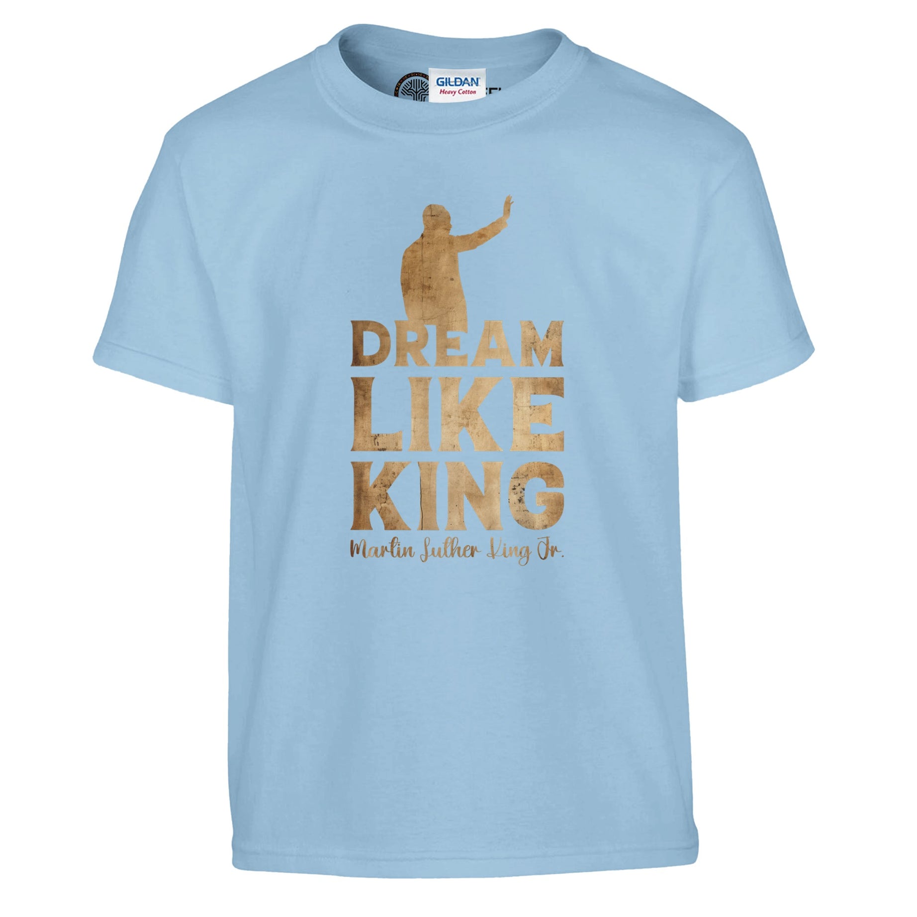 Dream Like King MLK’s Vision | Black History Icon T-shirt For Kids - Prideful Roots