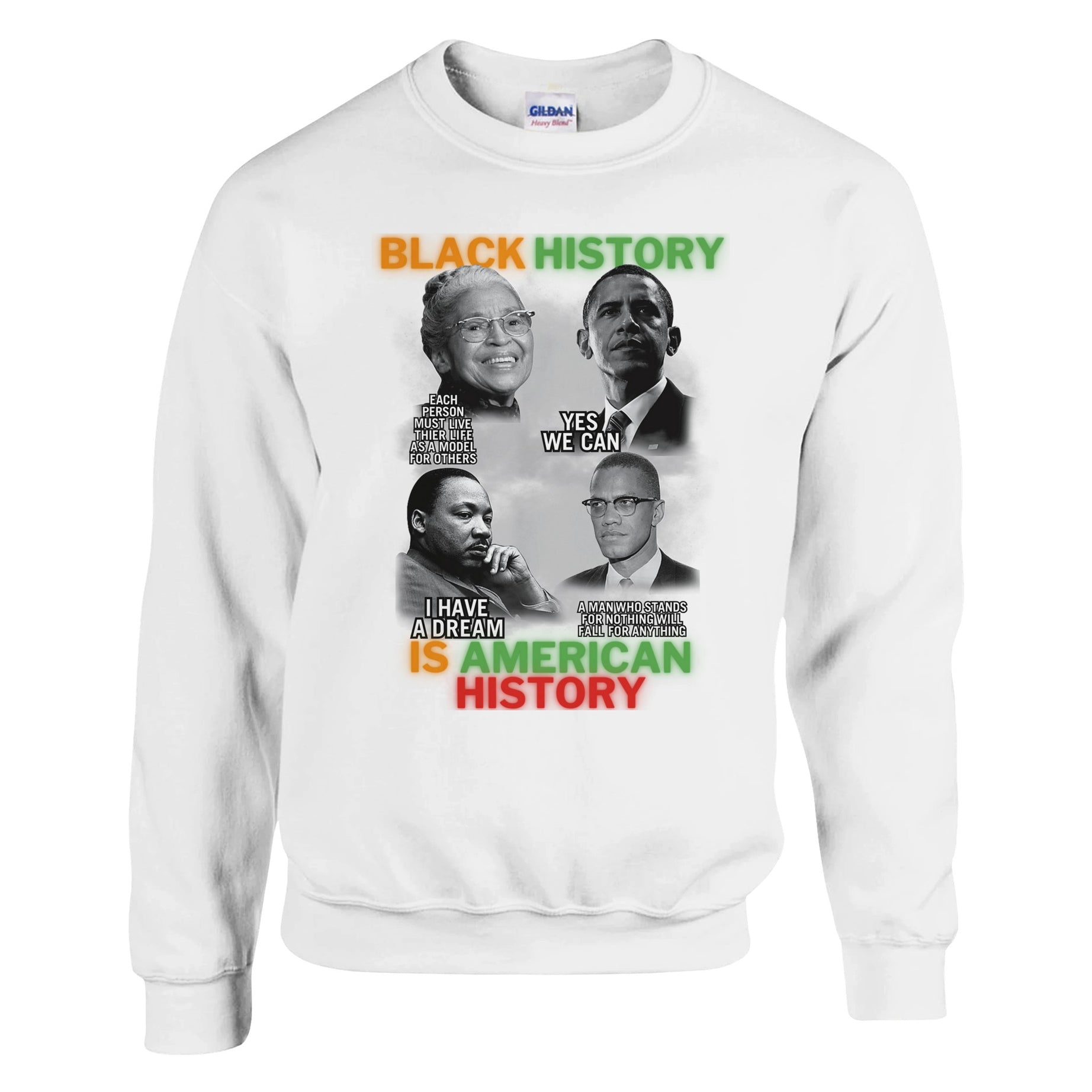 Black History Icons Quotes Sweatshirt For Men & Women - Prideful Roots