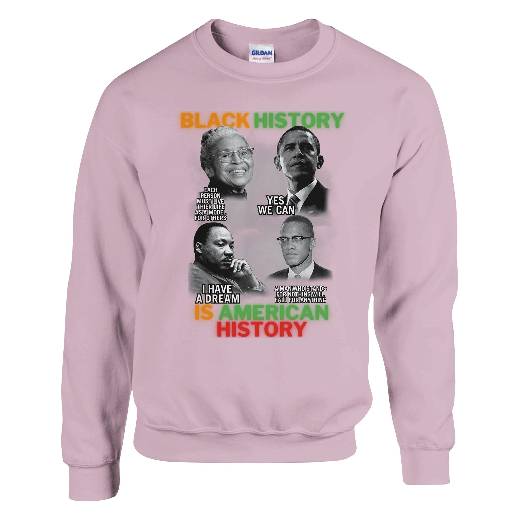 Black History Icons Quotes Sweatshirt For Men & Women - Prideful Roots