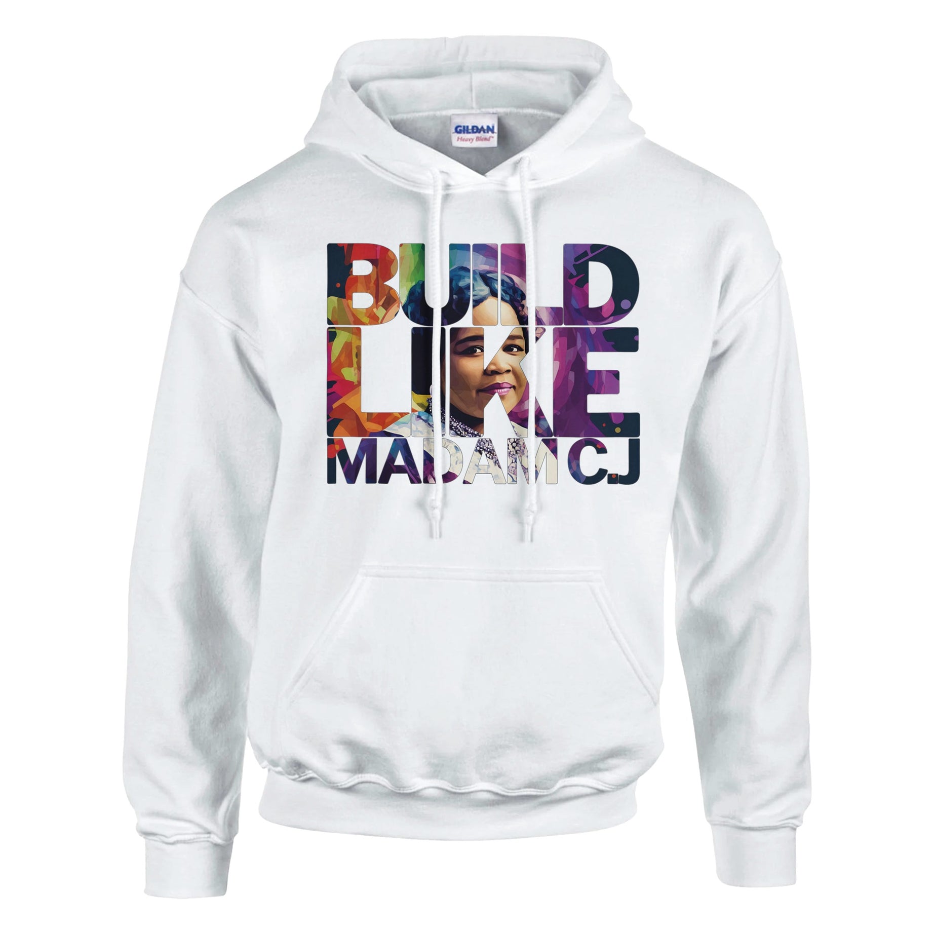 Build Like Madam C.J. | Black History Icon Hoodie For Men & Women - Prideful Roots