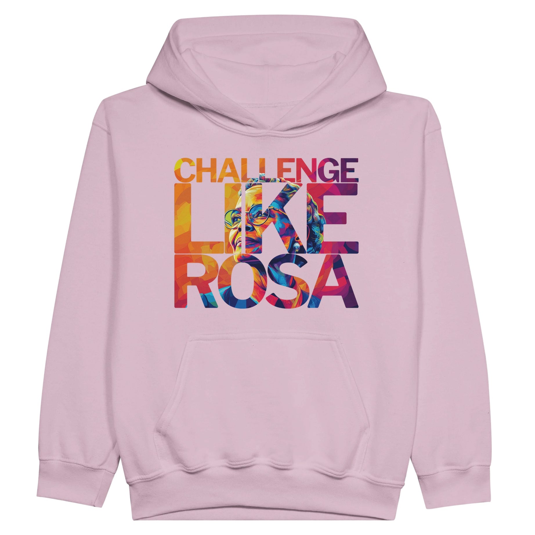 Challenge Like Rosa | Black History Icon Hoodie For Kids - Prideful Roots