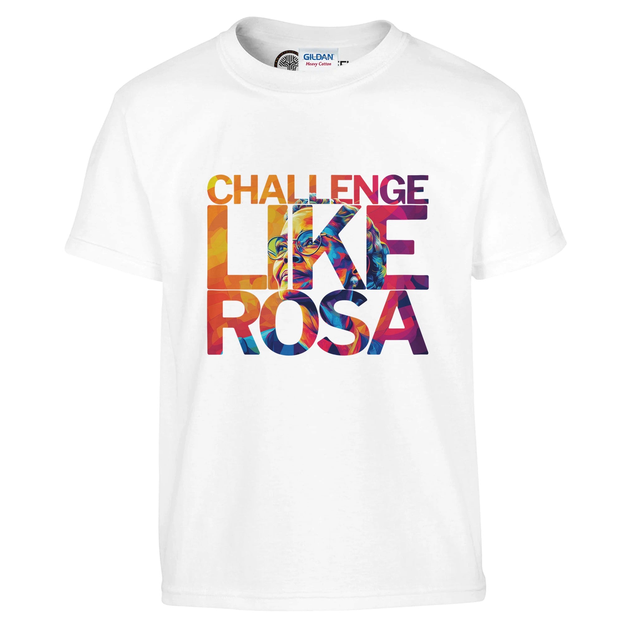 Challenge Like Rosa | Black History Icon T-shirt For Kids - Prideful Roots