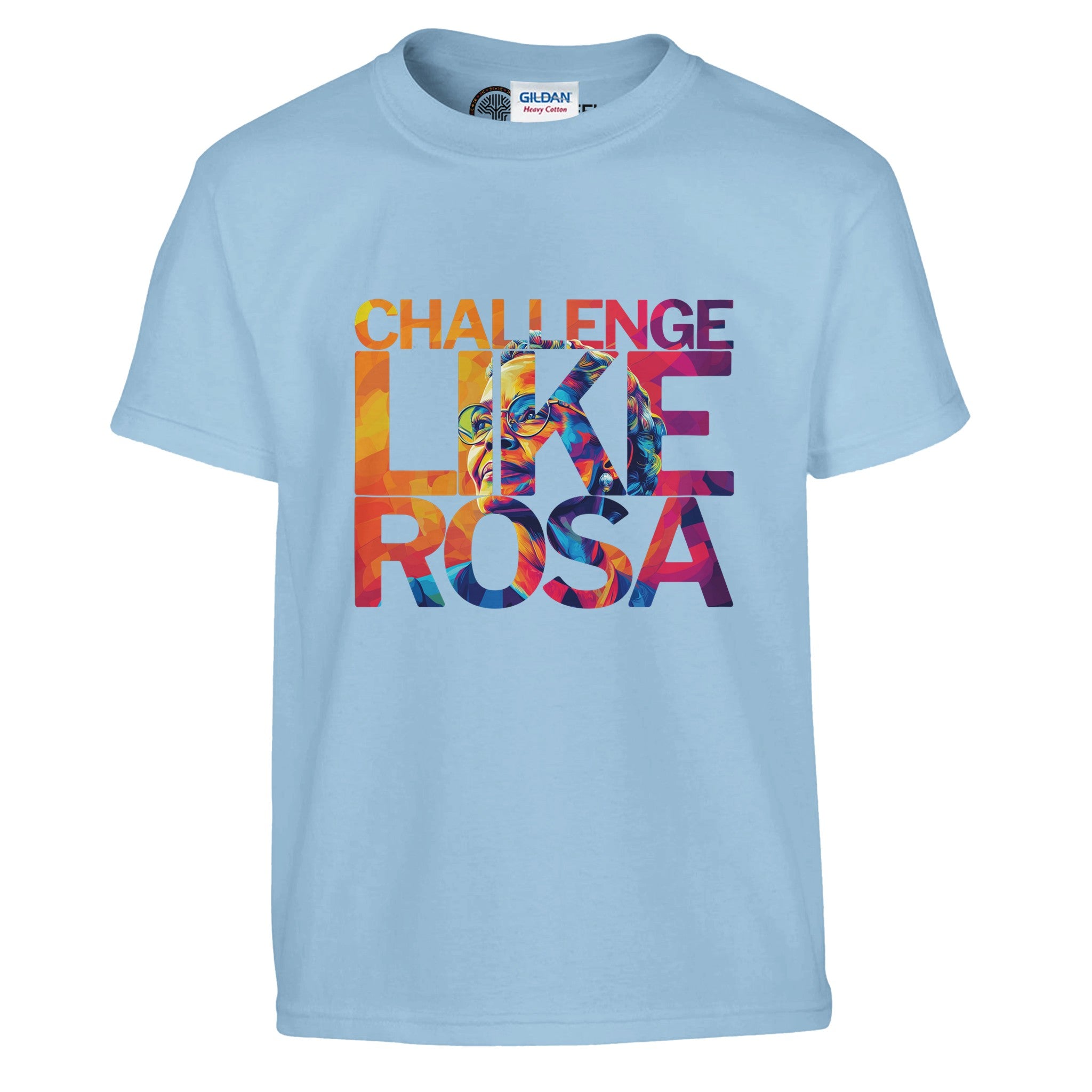 Challenge Like Rosa | Black History Icon T-shirt For Kids - Prideful Roots