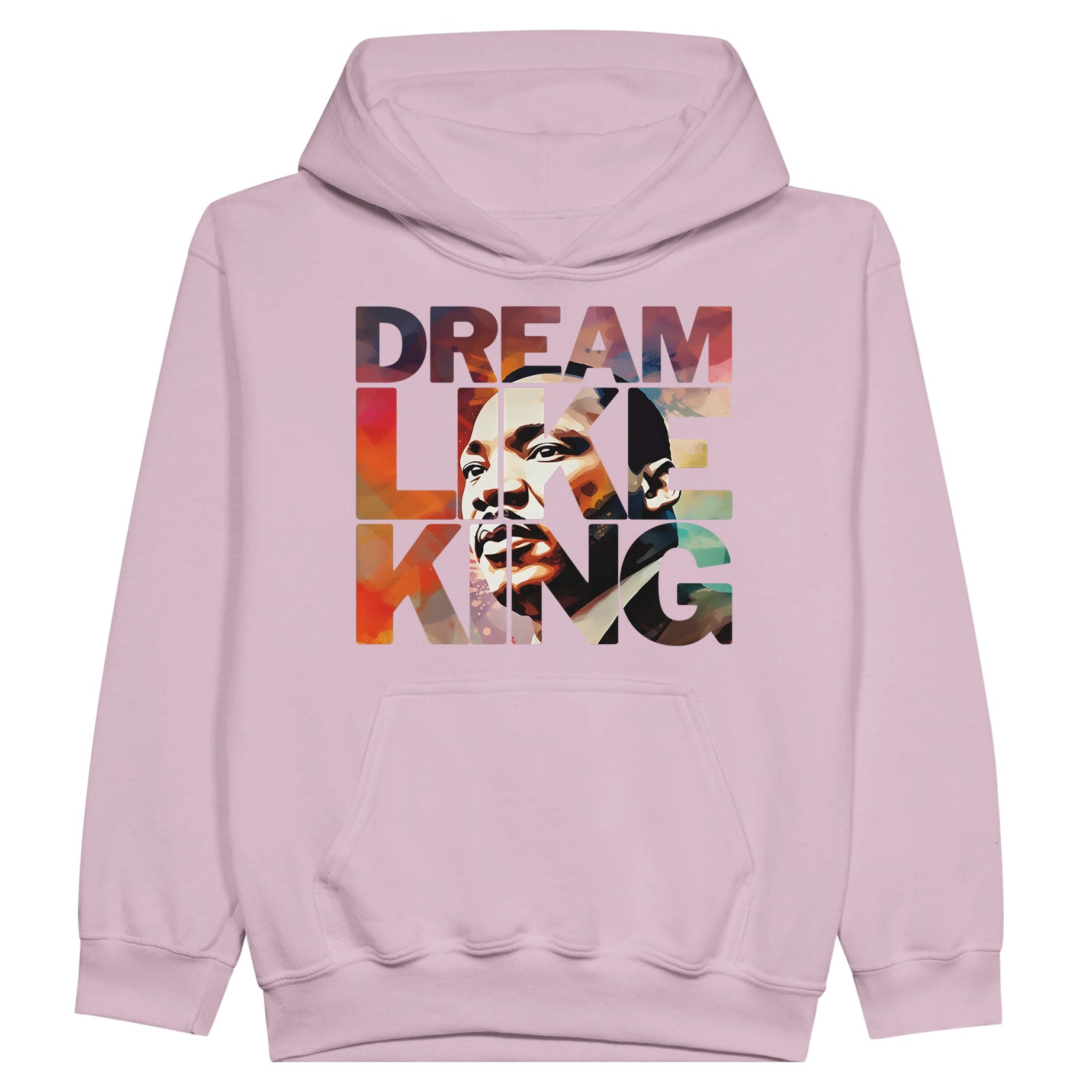 Dream Like King | Black History Icon Hoodie For Kids - Prideful Roots