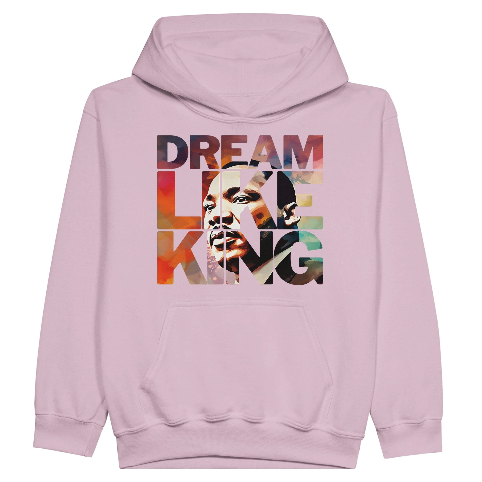 Dream Like King | Black History Icon Hoodie For Kids - Prideful Roots