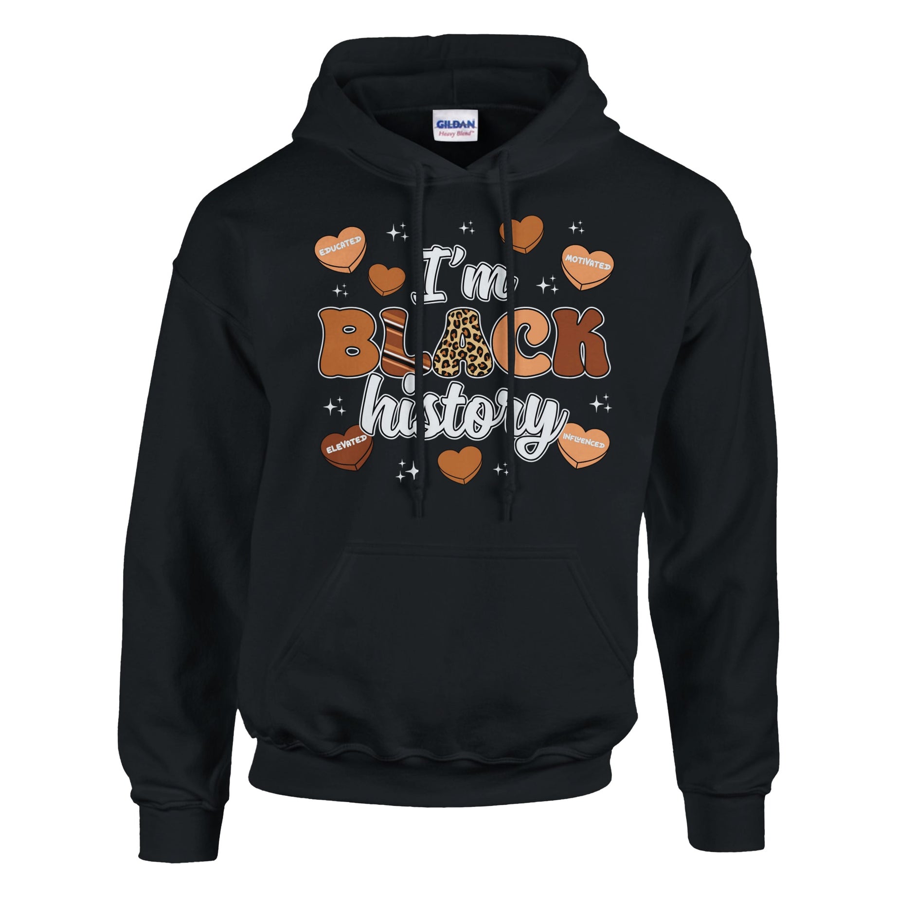 I'm Black History Chocolate Hoodie For Men & Women - Prideful Roots