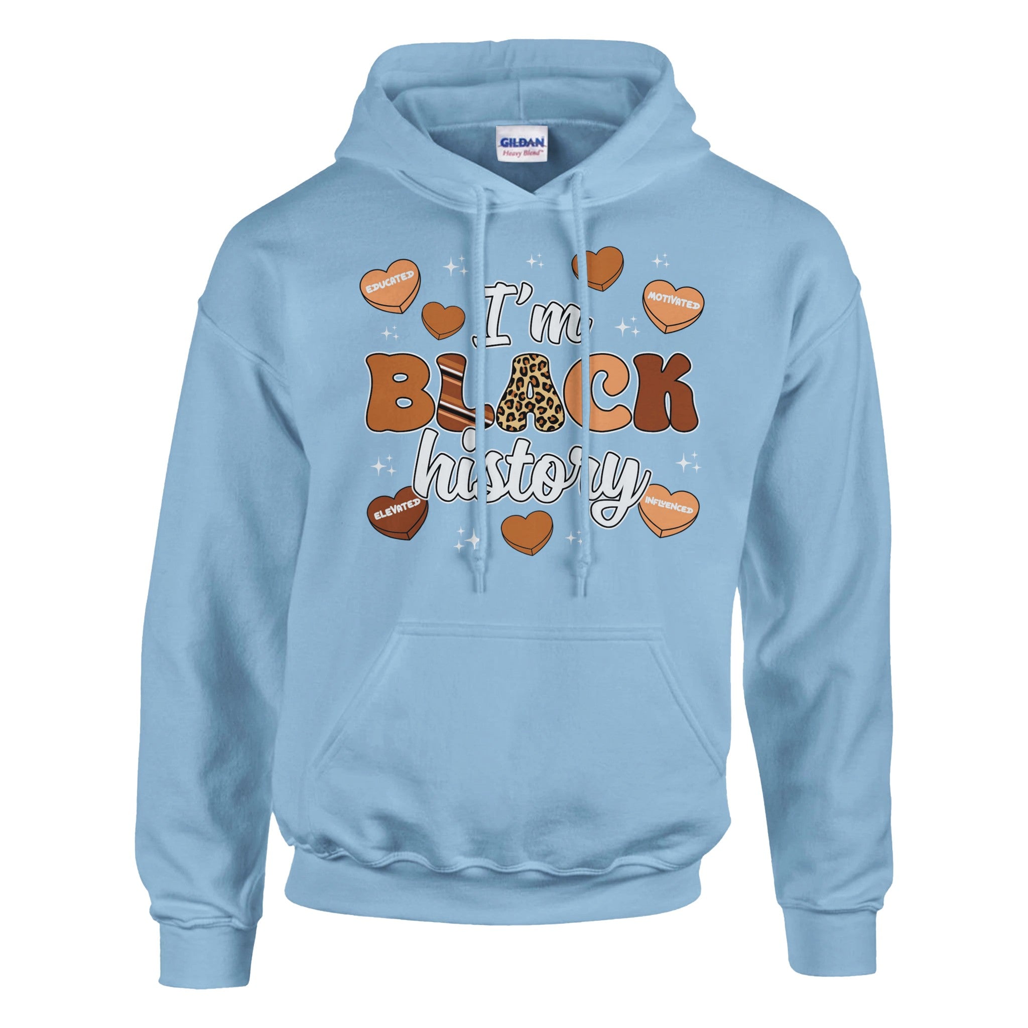 I'm Black History Chocolate Hoodie For Men & Women - Prideful Roots