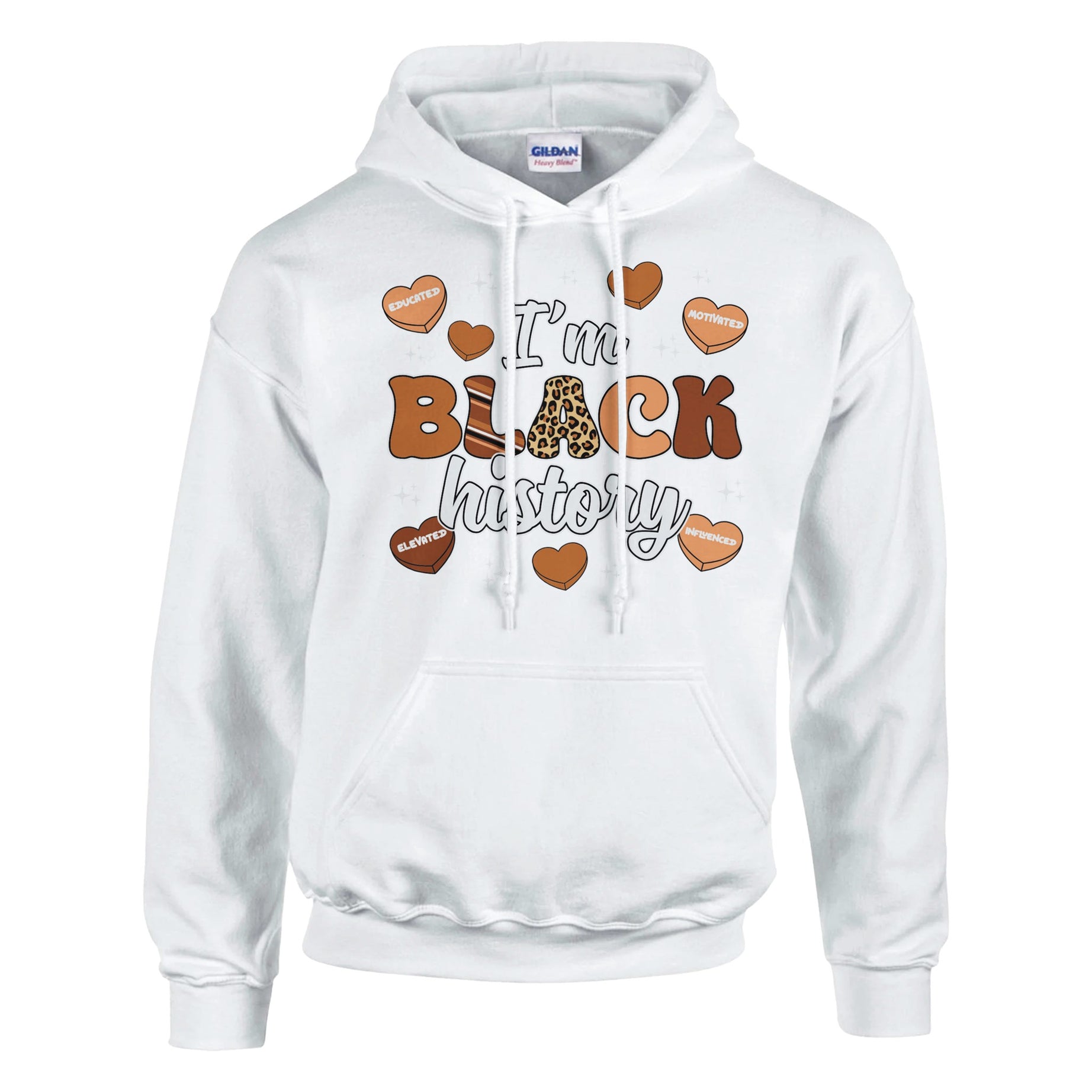 I'm Black History Chocolate Hoodie For Men & Women - Prideful Roots