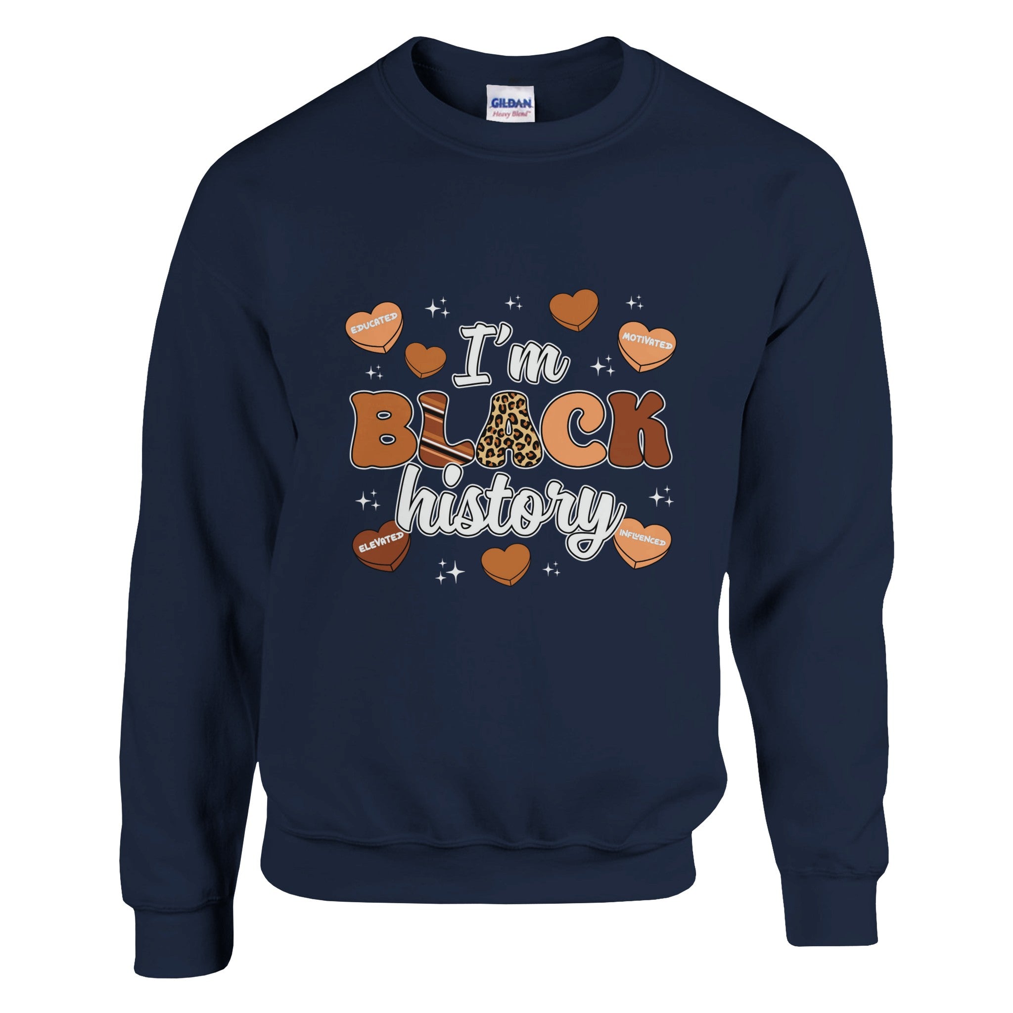 I'm Black History Chocolate Sweatshirt For Men & Women - Prideful Roots