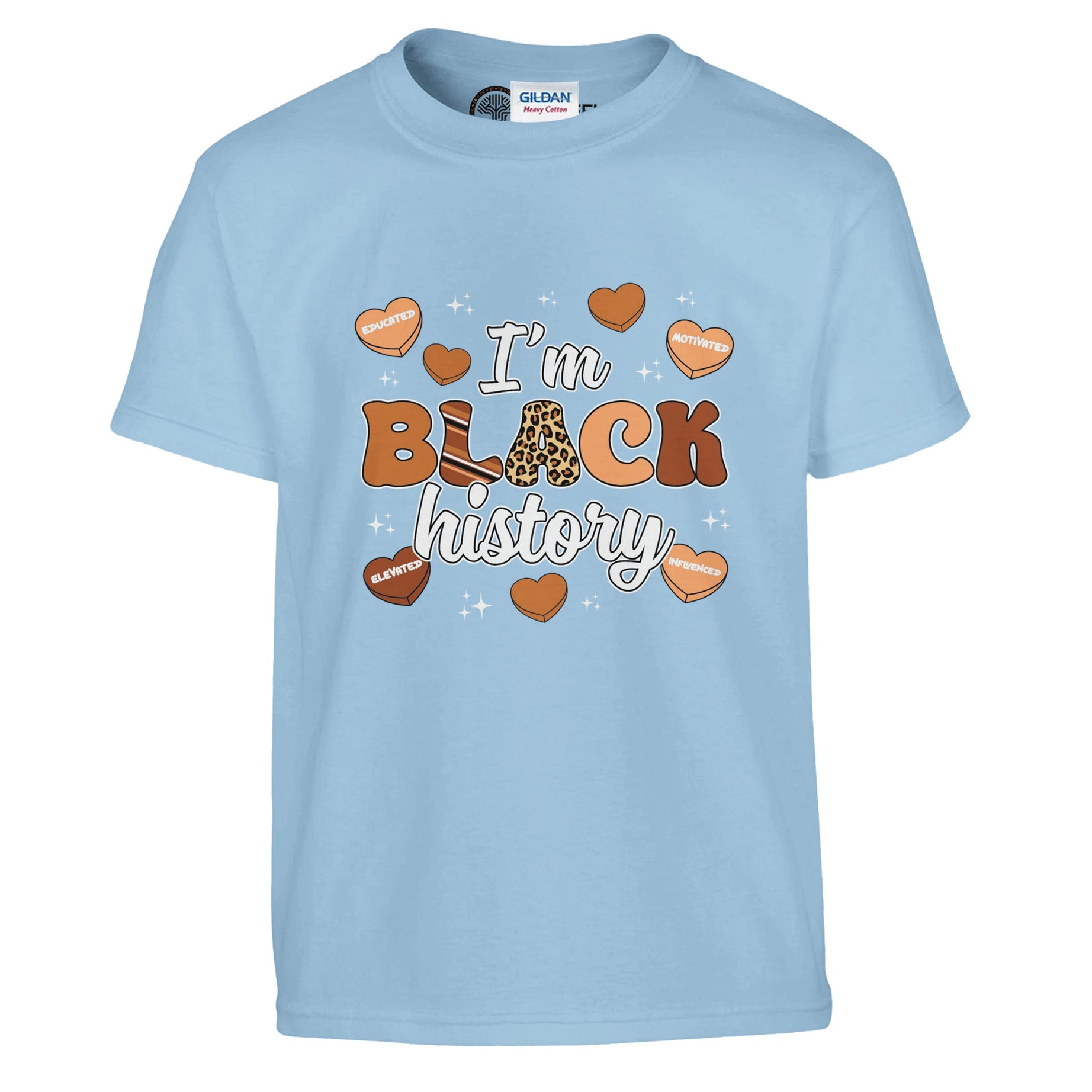 I'm Black History Chocolate T-shirt For Kids - Prideful Roots