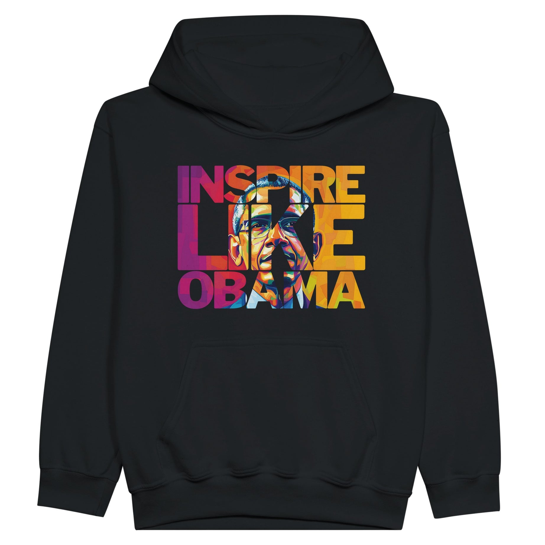 Inspire Like Obama | Black History Icon Hoodie For Kids - Prideful Roots