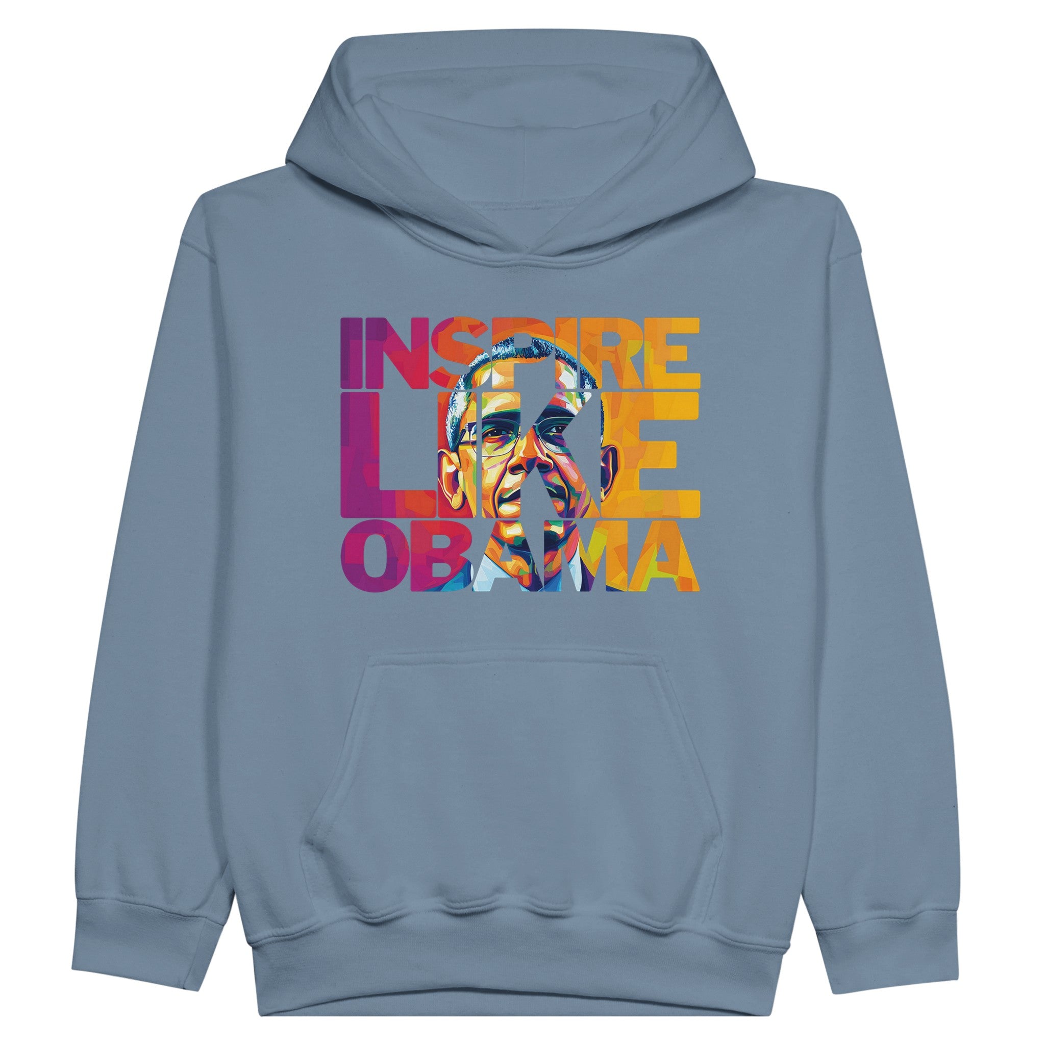 Inspire Like Obama | Black History Icon Hoodie For Kids - Prideful Roots