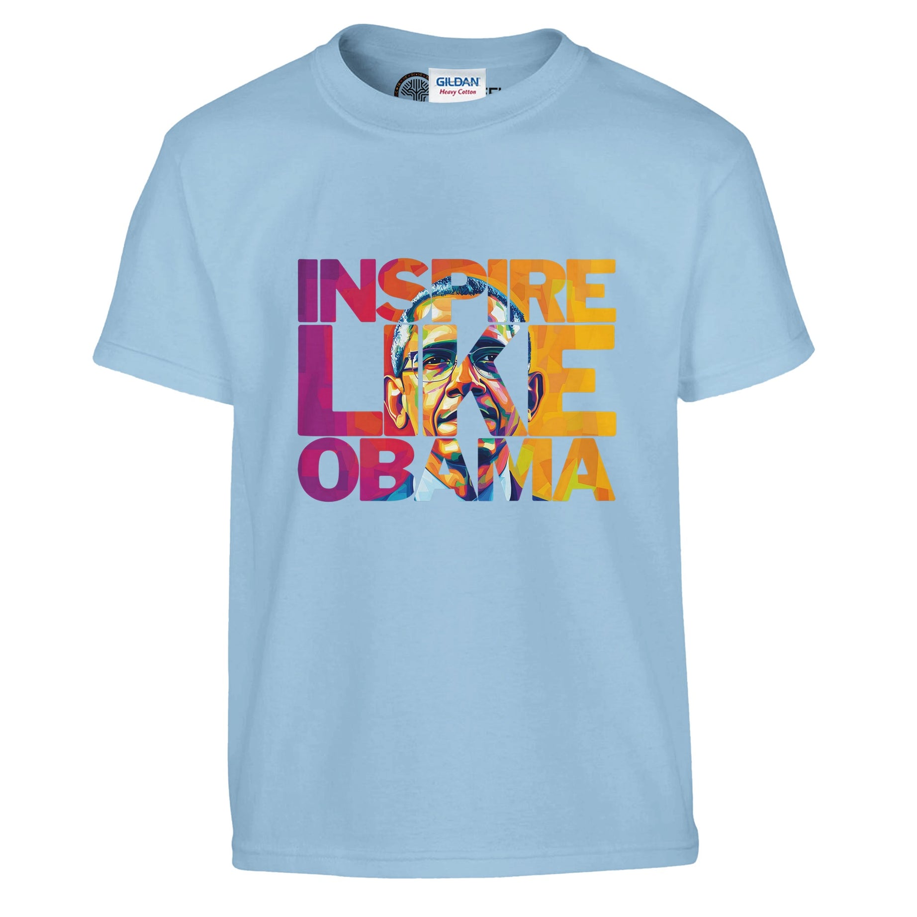 Inspire Like Obama | Black History Icon T-shirt For Kids - Prideful Roots