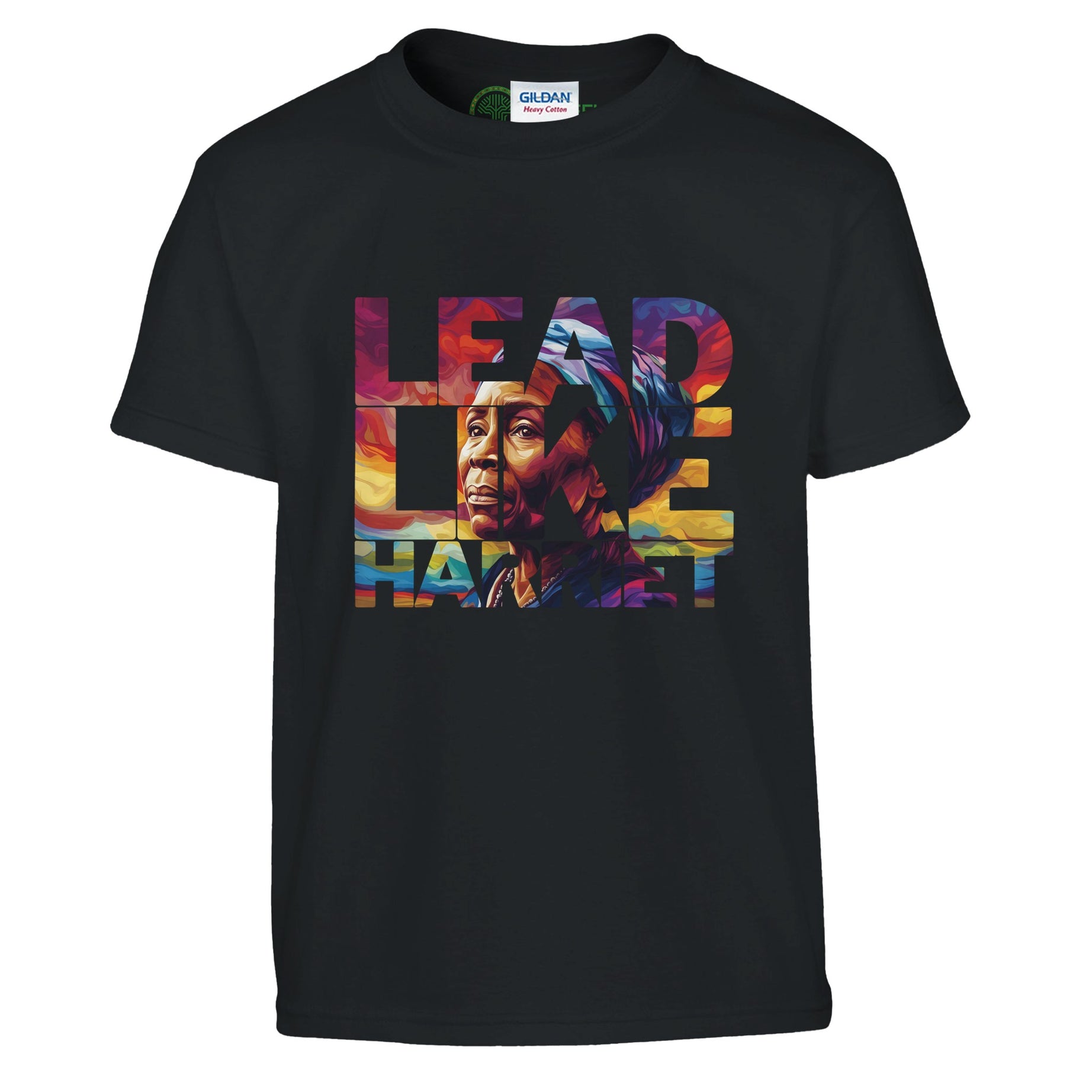 Lead Like Harriet | Black History Icon T-shirt For Kids - Prideful Roots