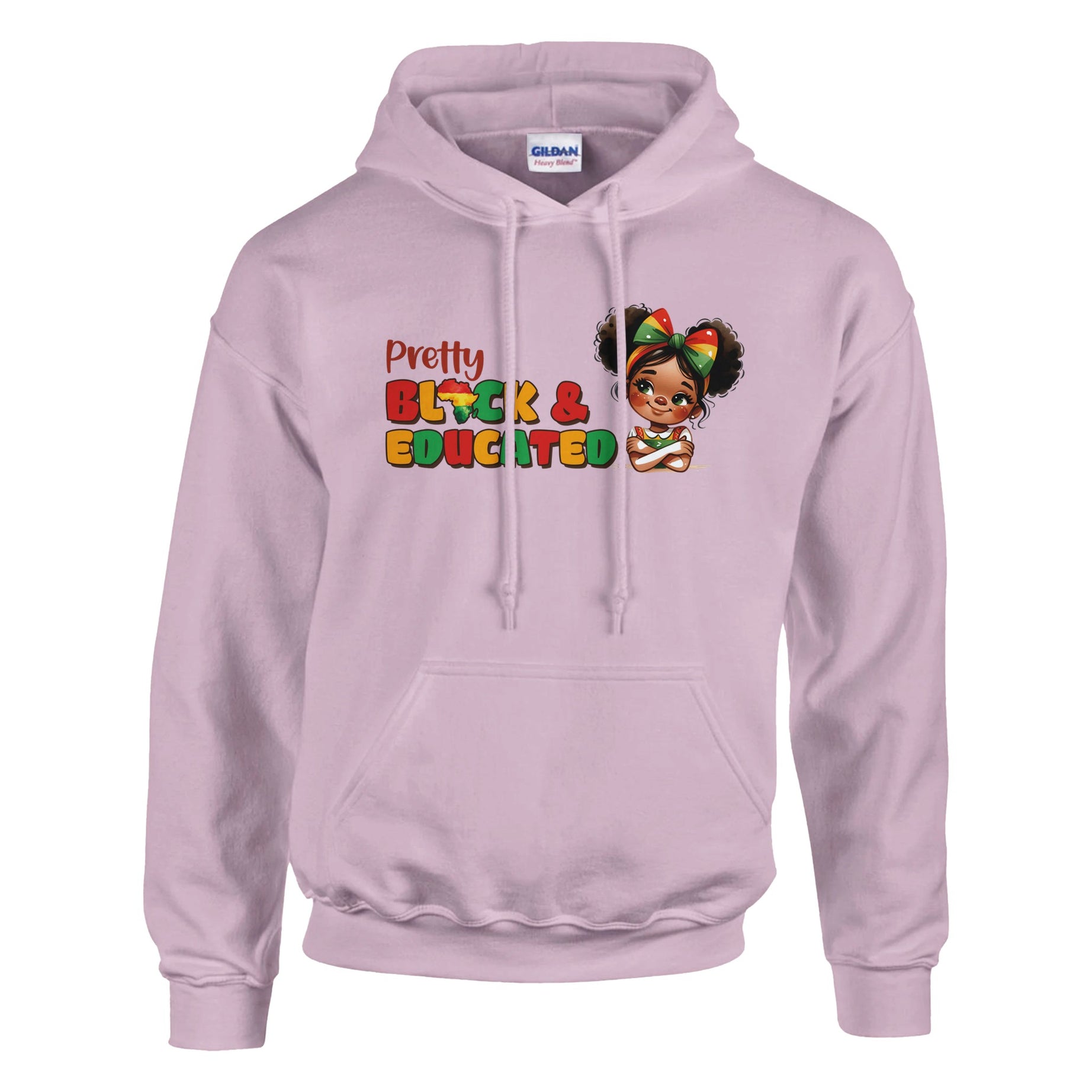 Pretty Black And Educated Hoodie For Men & Women - Prideful Roots