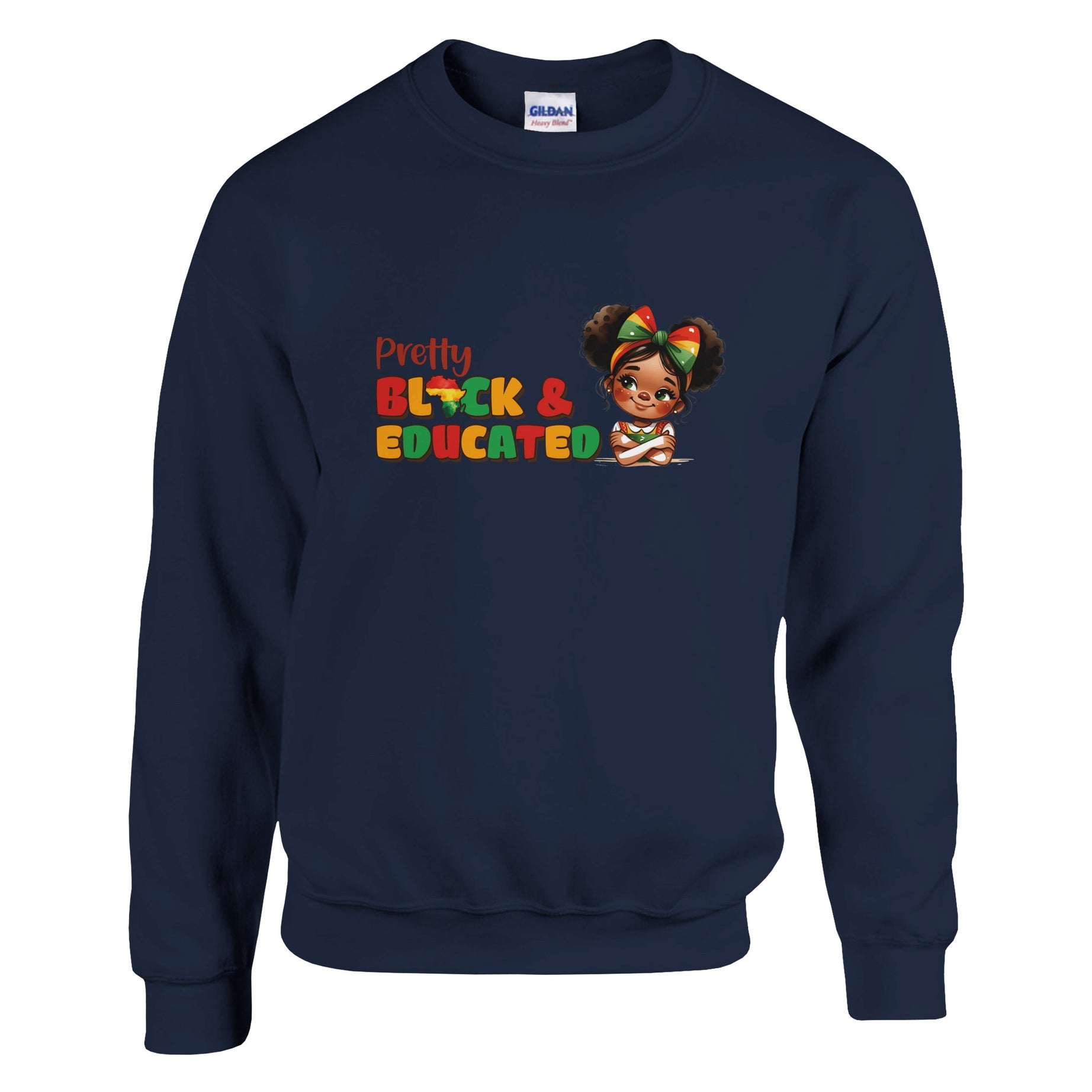 Pretty Black And Educated Sweatshirt For Men & Women - Prideful Roots