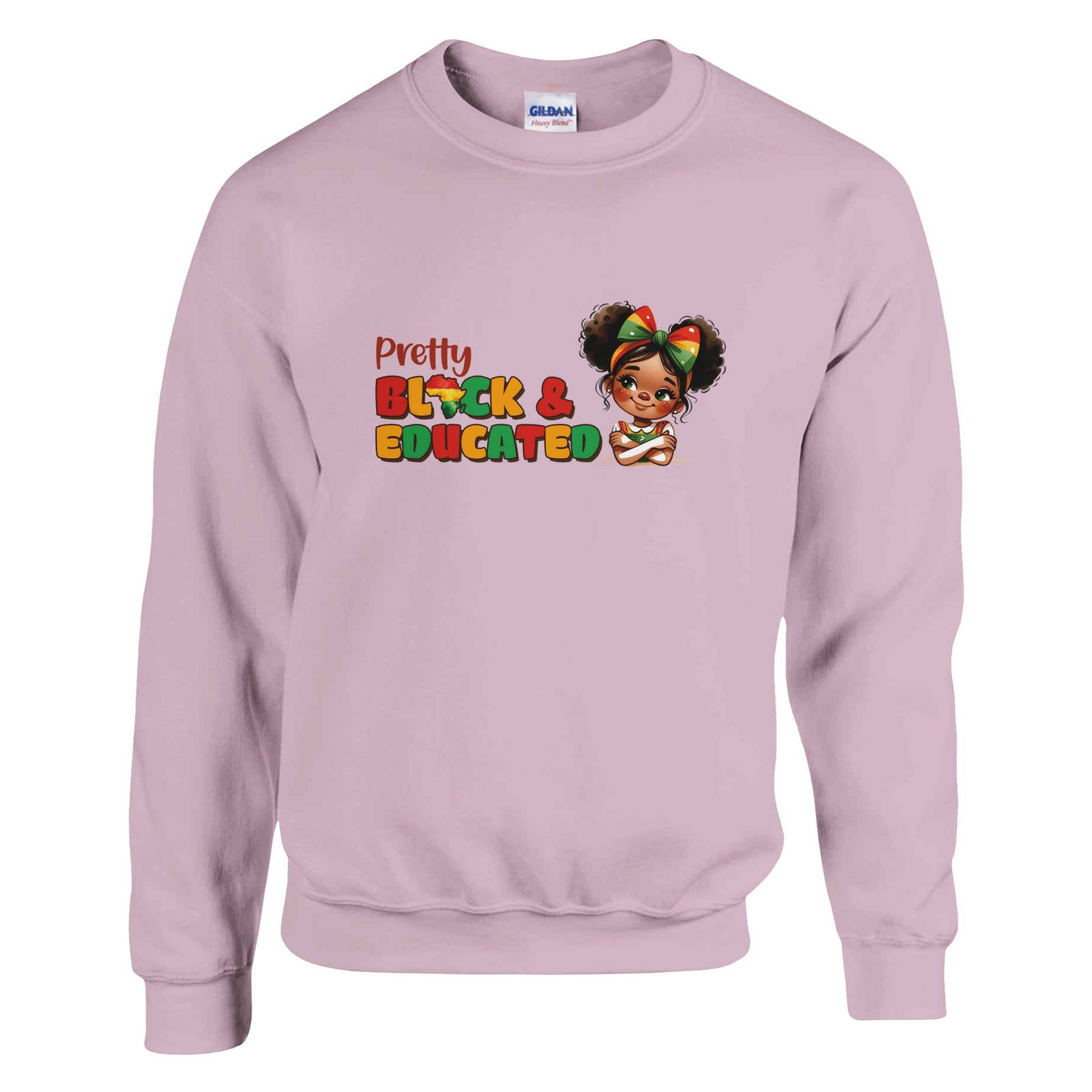 Pretty Black And Educated Sweatshirt For Men & Women - Prideful Roots