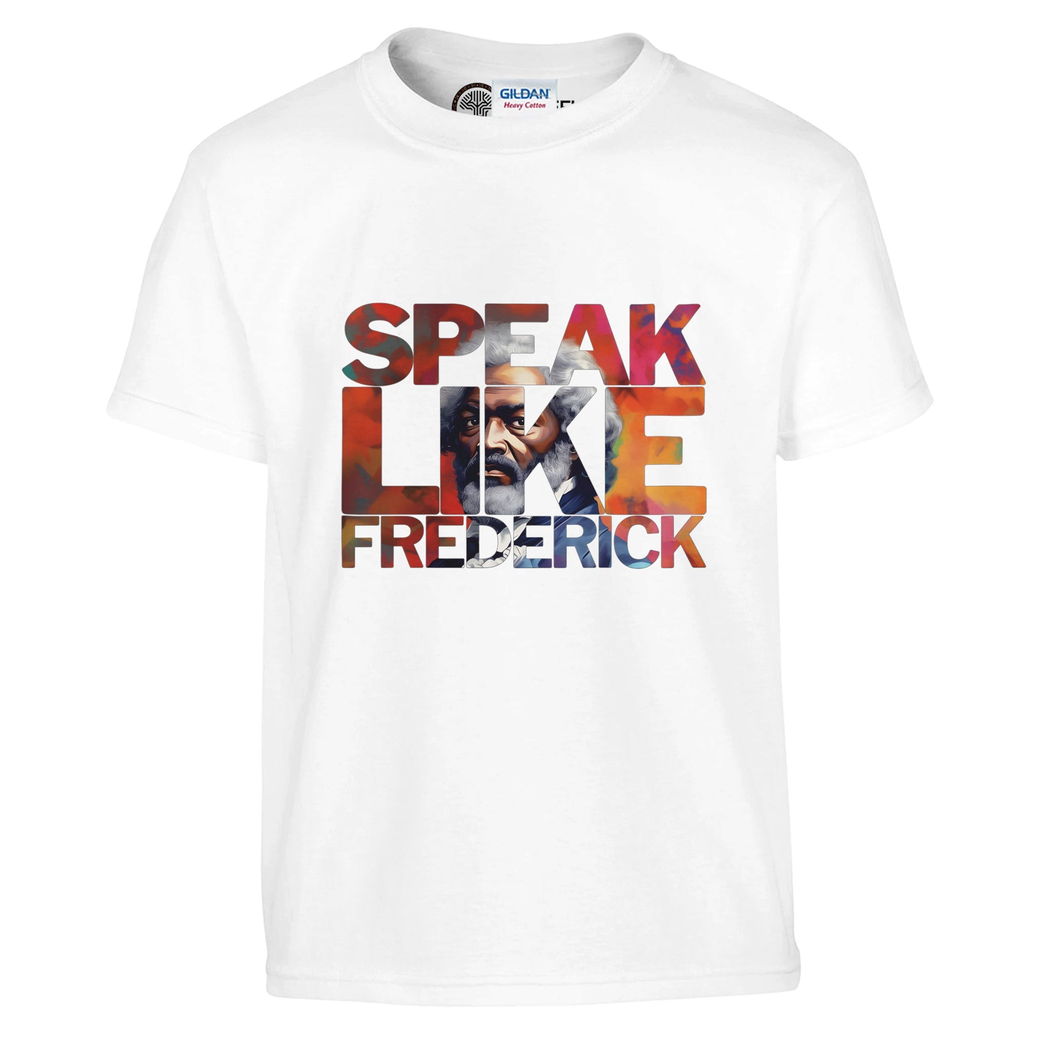 Speak Like Frederick | Black History Icon T-shirt For Kids - Prideful Roots