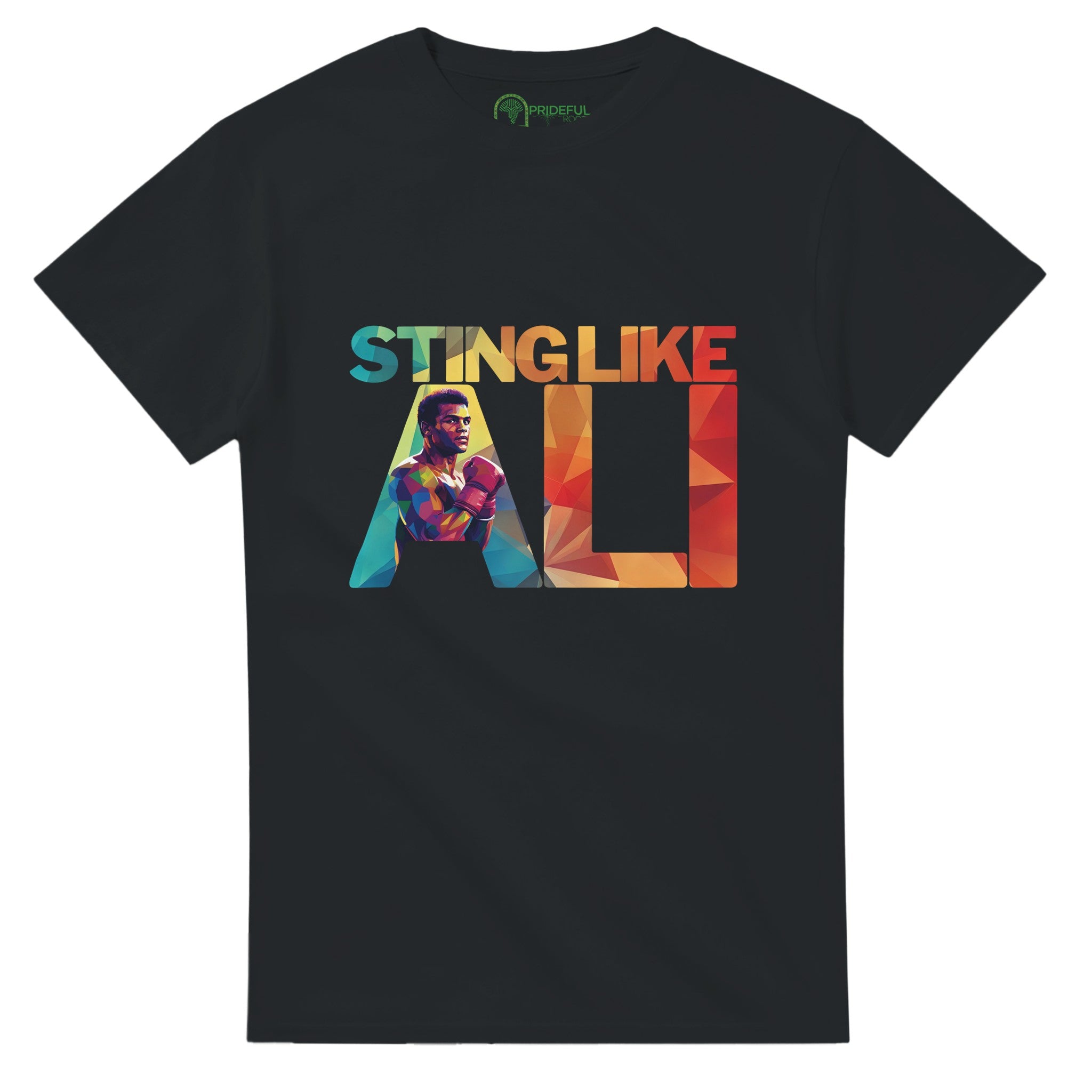 Sting Like Ali | Black History Icon T-shirt For Men & Women - Prideful Roots