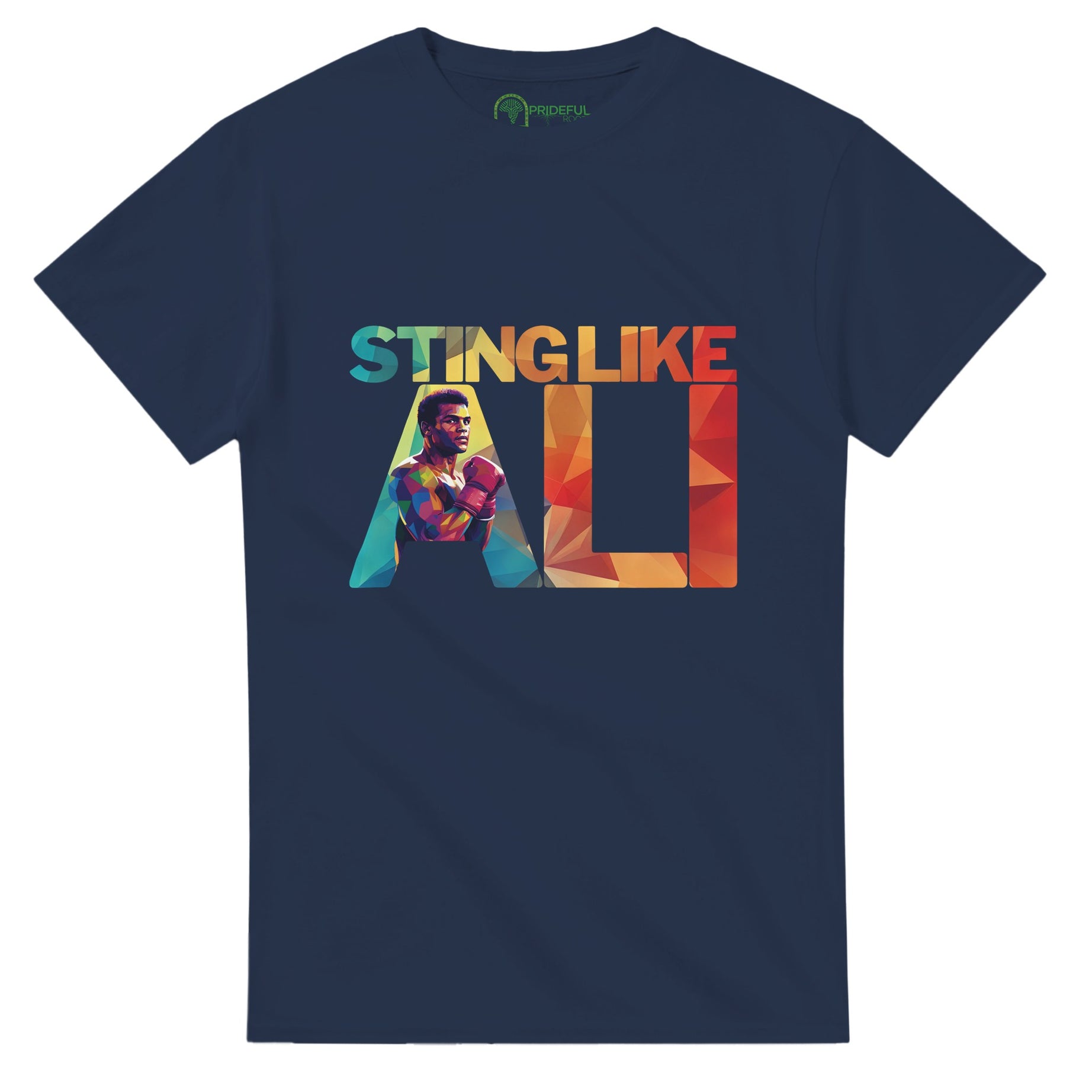 Sting Like Ali | Black History Icon T-shirt For Men & Women - Prideful Roots