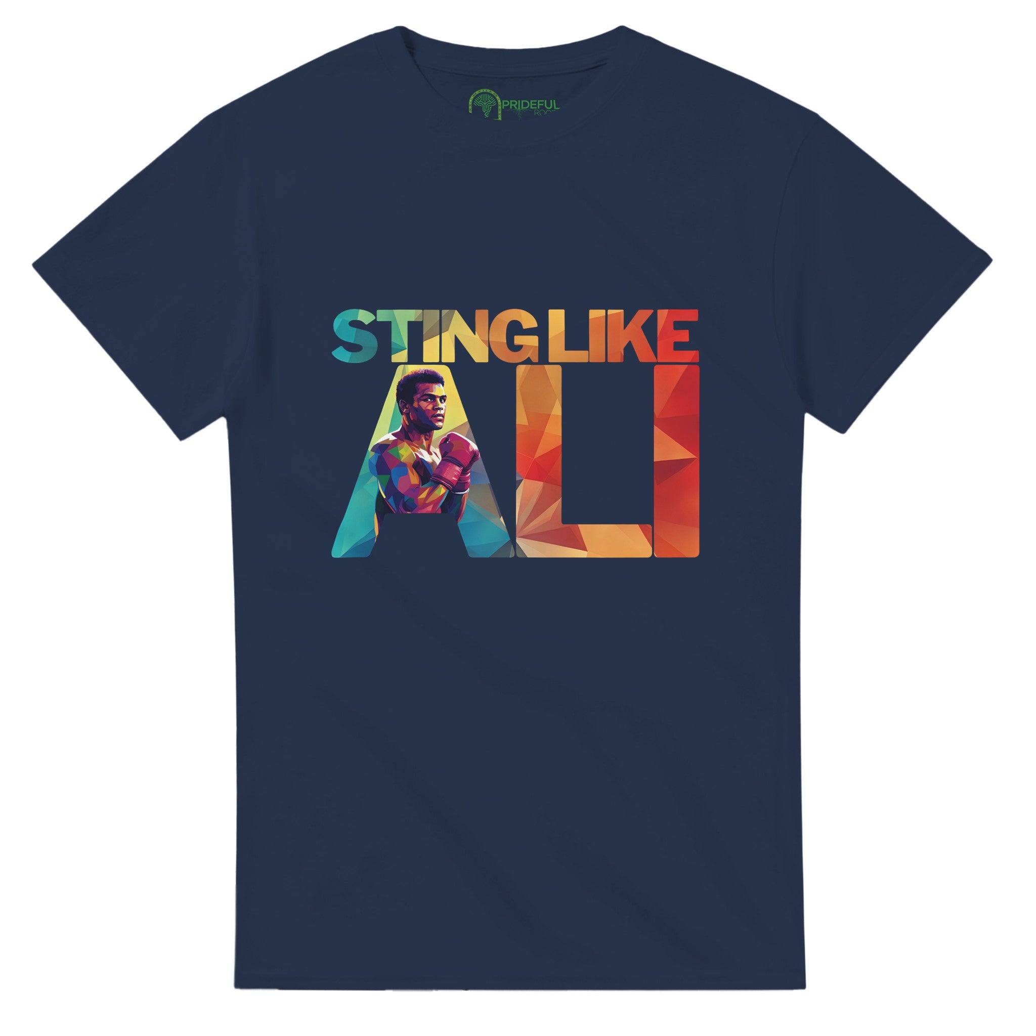 Sting Like Ali | Black History Icon T-shirt For Men & Women - Prideful Roots
