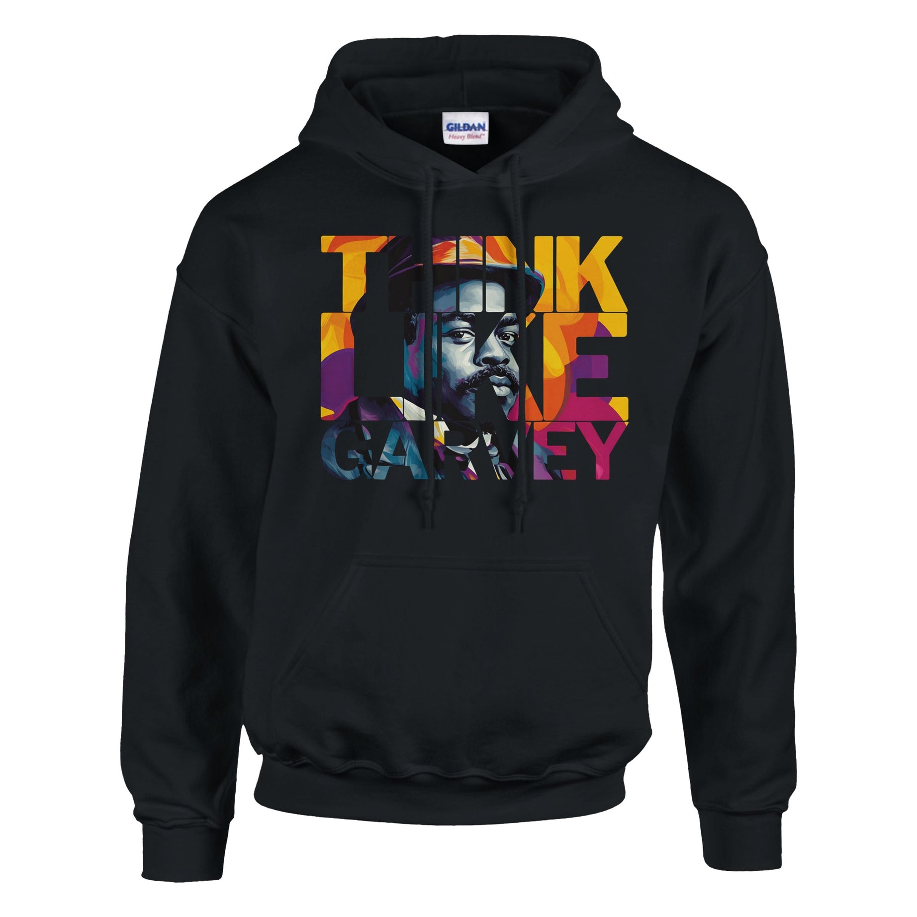 Think Like Garvey | Black History Icon Hoodie For Men & Women - Prideful Roots