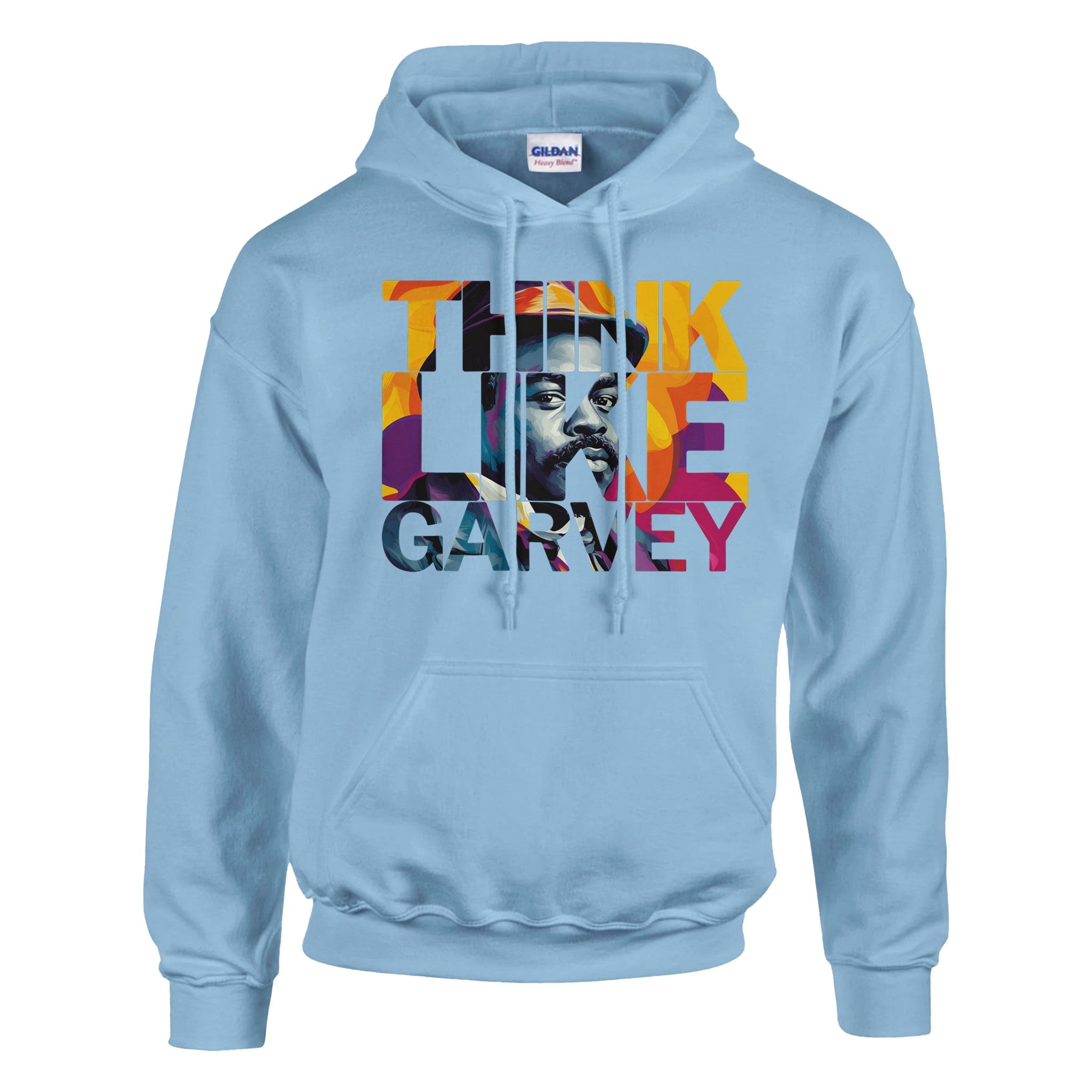 Think Like Garvey | Black History Icon Hoodie For Men & Women - Prideful Roots