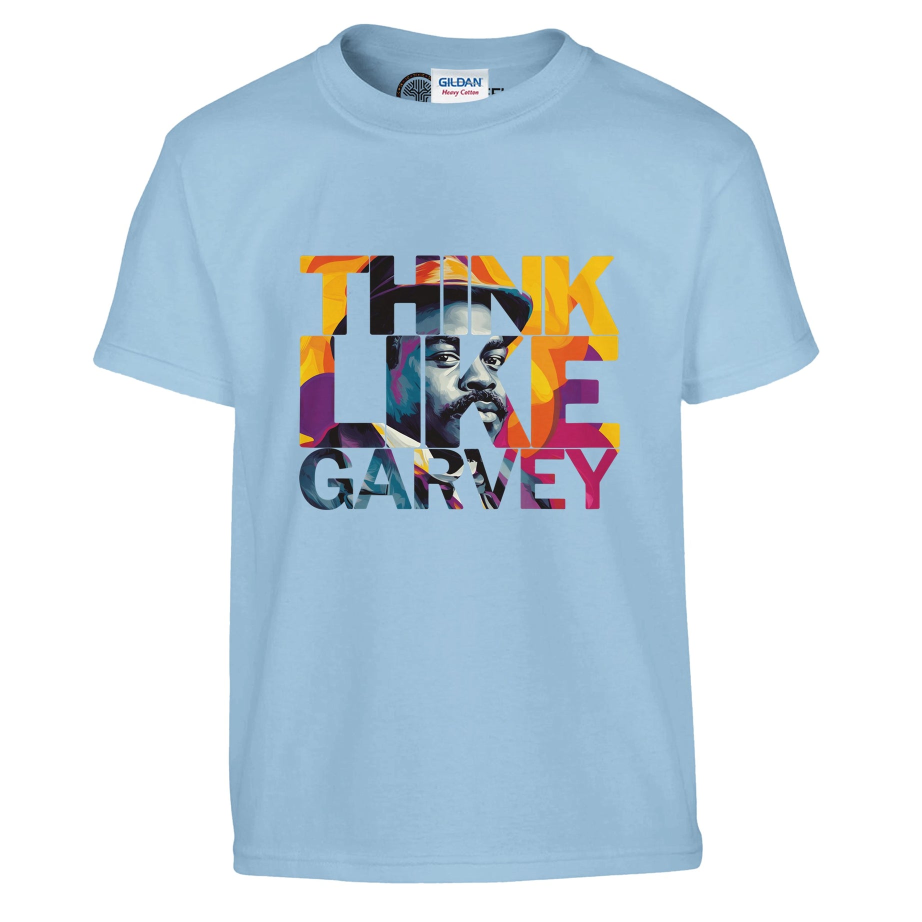 Think Like Garvey | Black History Icon T-shirt For Kids - Prideful Roots