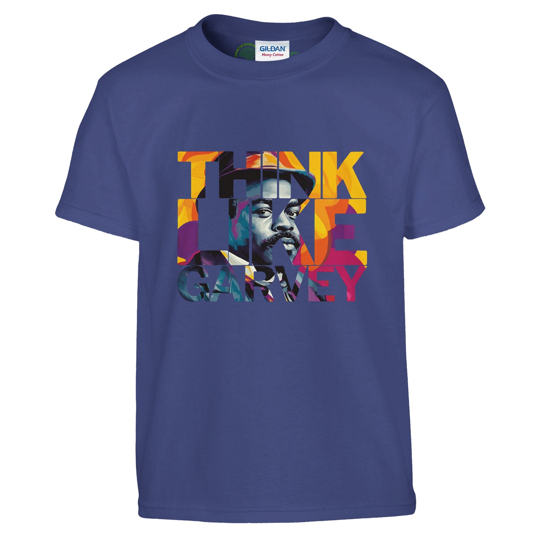 Think Like Garvey | Black History Icon T-shirt For Kids - Prideful Roots