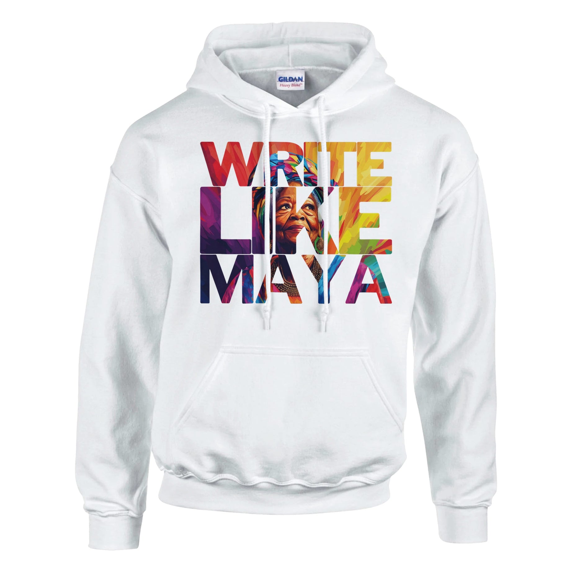 Write Like Maya | Black History Icon Hoodie For Men & Women - Prideful Roots