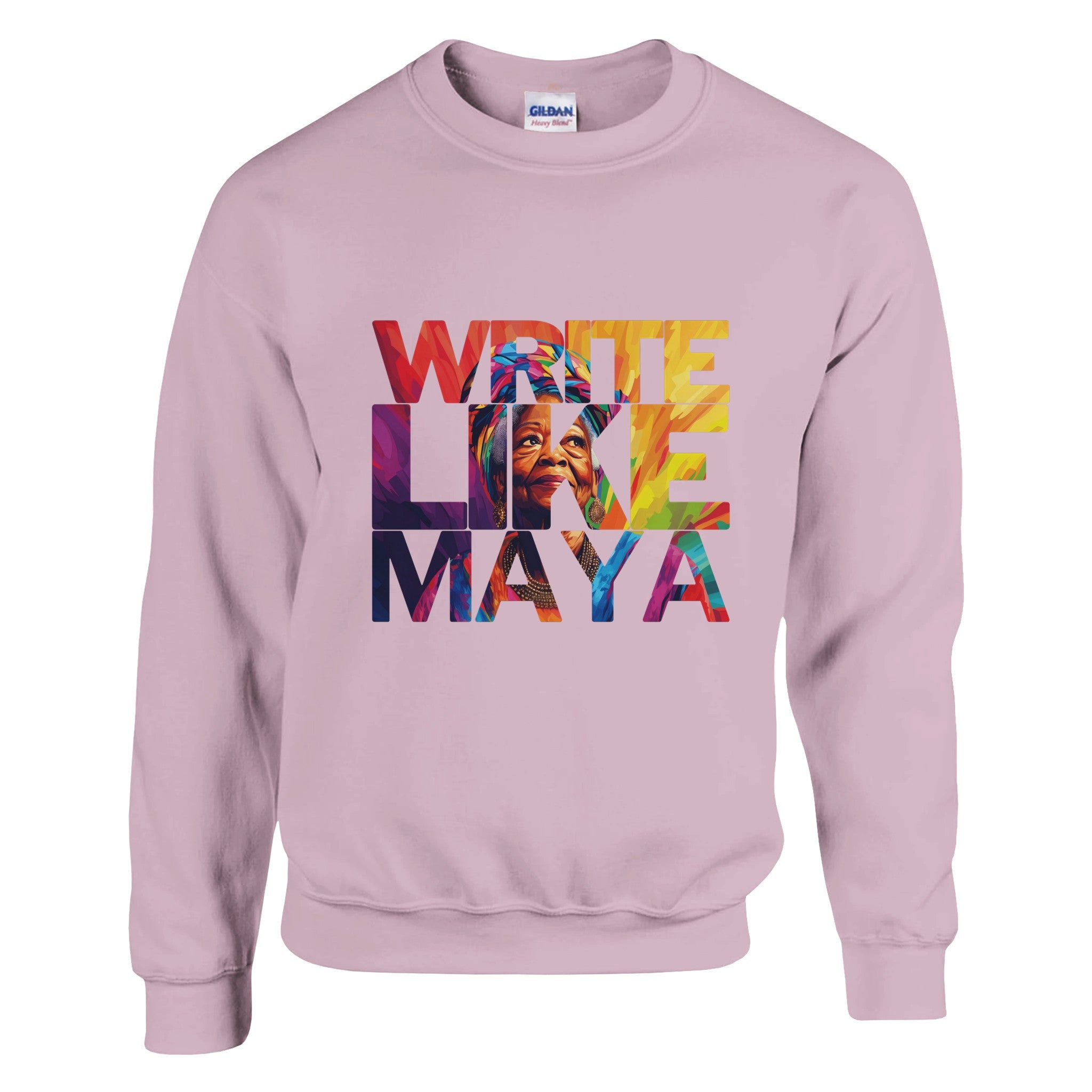Write Like Maya | Black History Icon Sweatshirt For Men & Women - Prideful Roots