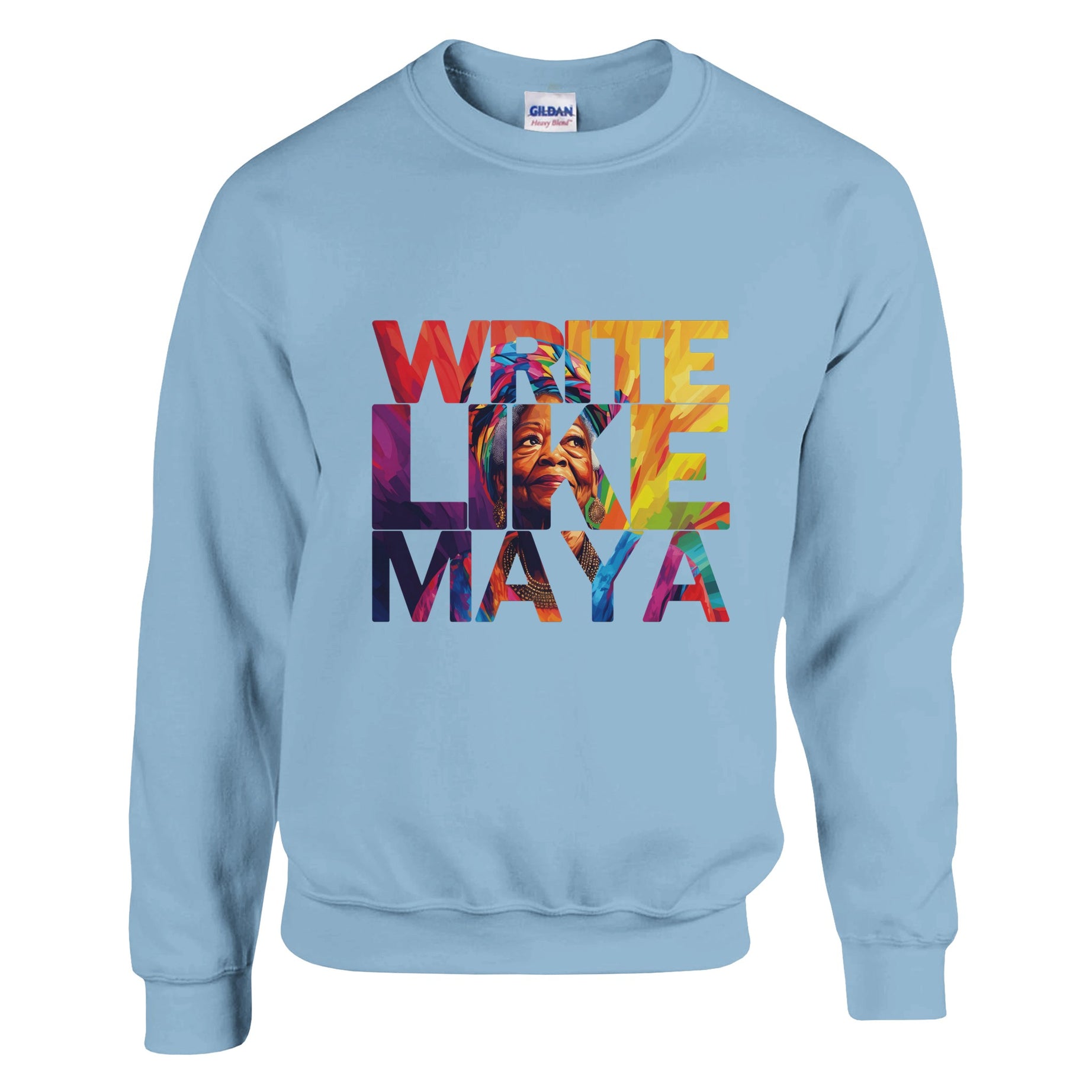 Write Like Maya | Black History Icon Sweatshirt For Men & Women - Prideful Roots