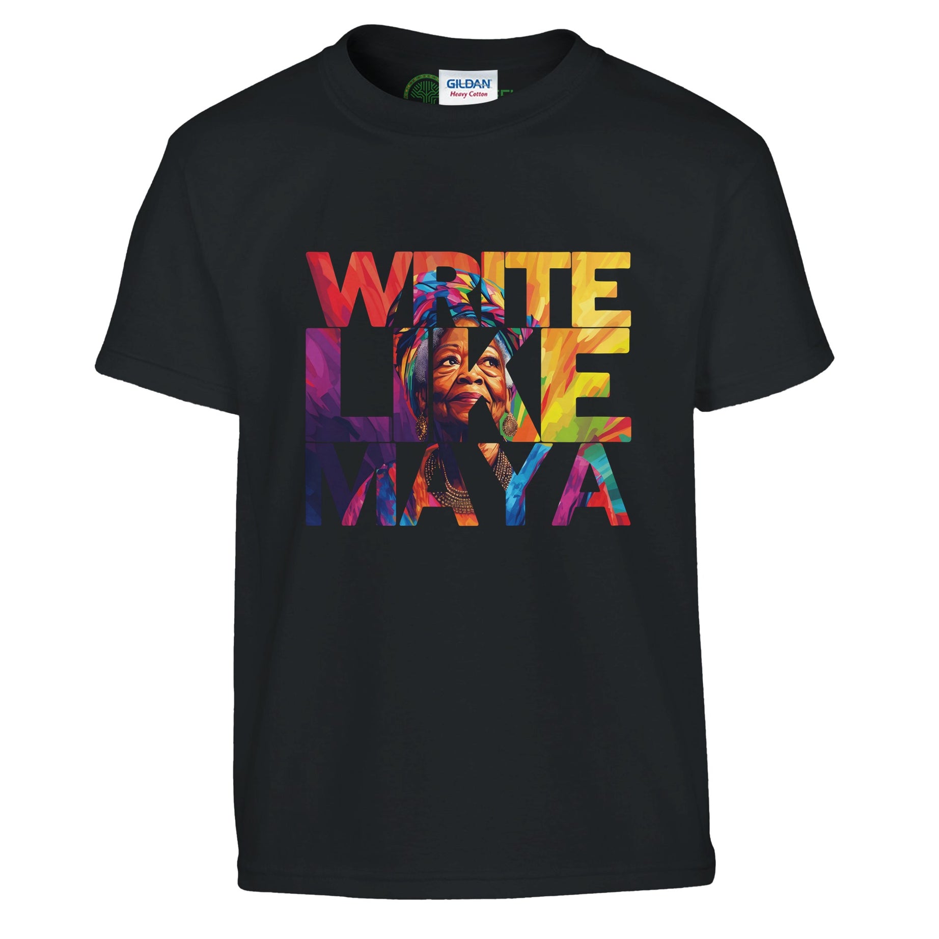 Write Like Maya | Black History Icon T-shirt For Kids - Prideful Roots