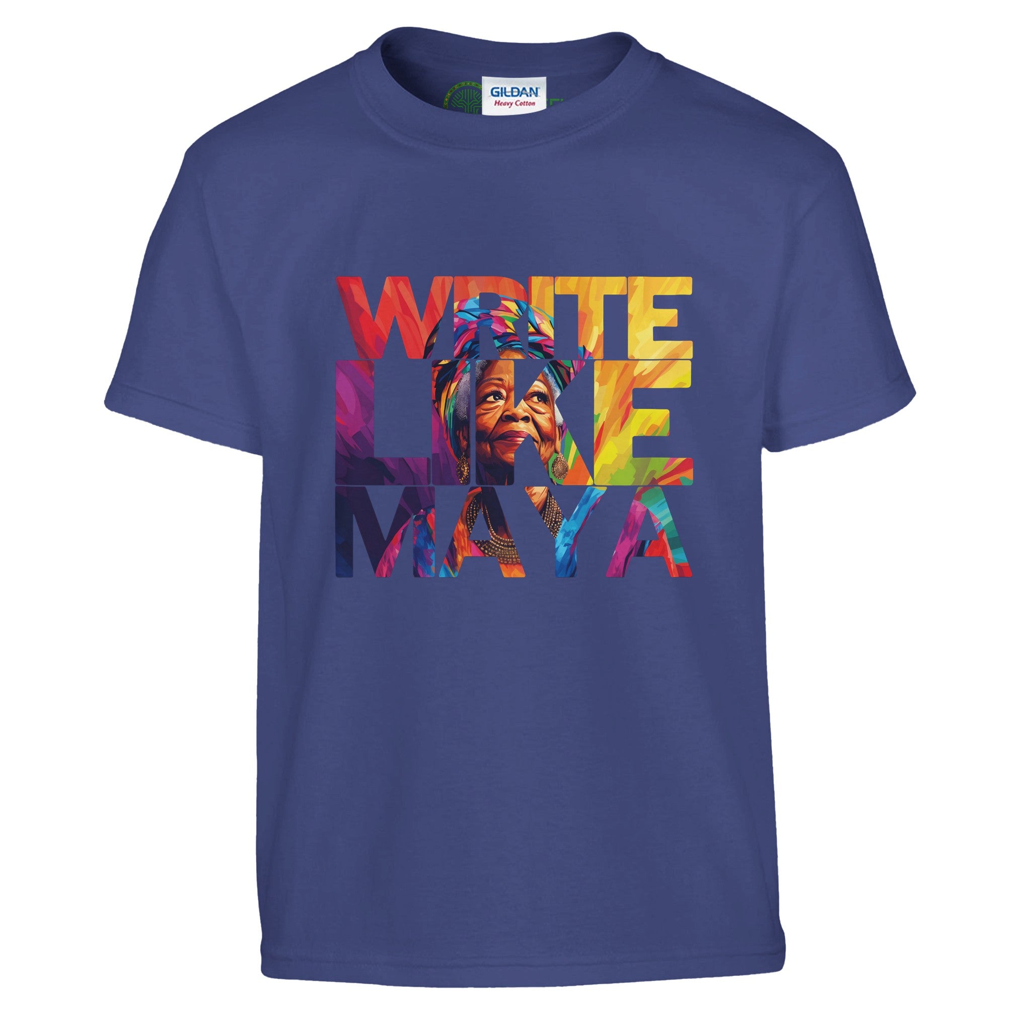 Write Like Maya | Black History Icon T-shirt For Kids - Prideful Roots