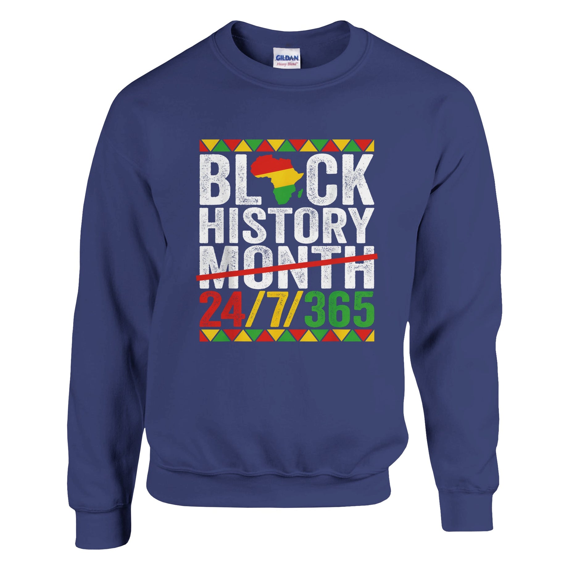 Black History Month 24/7/365 Sweatshirt For Men & Women - Prideful Roots
