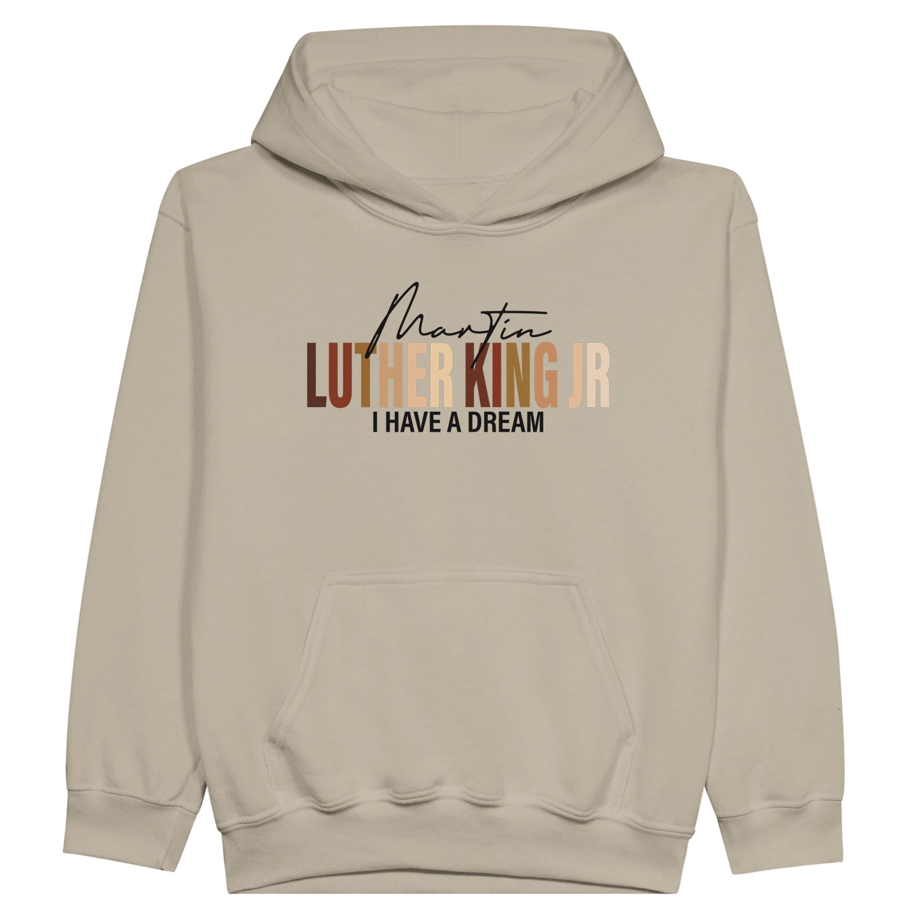 Melanin Shades Martin Luther King Jr. Design Hoodie For Kids - Prideful Roots