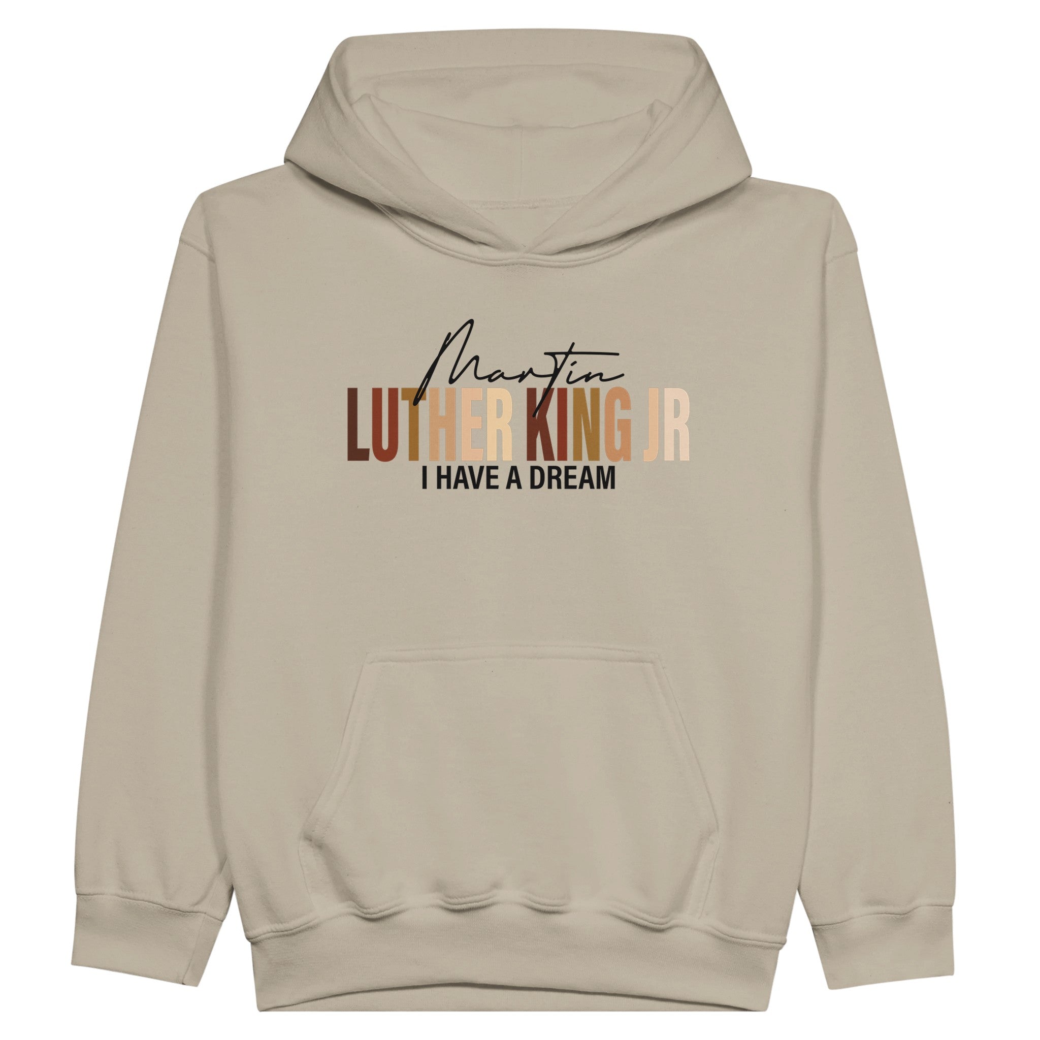 Melanin Shades Martin Luther King Jr. Design Hoodie For Kids - Prideful Roots