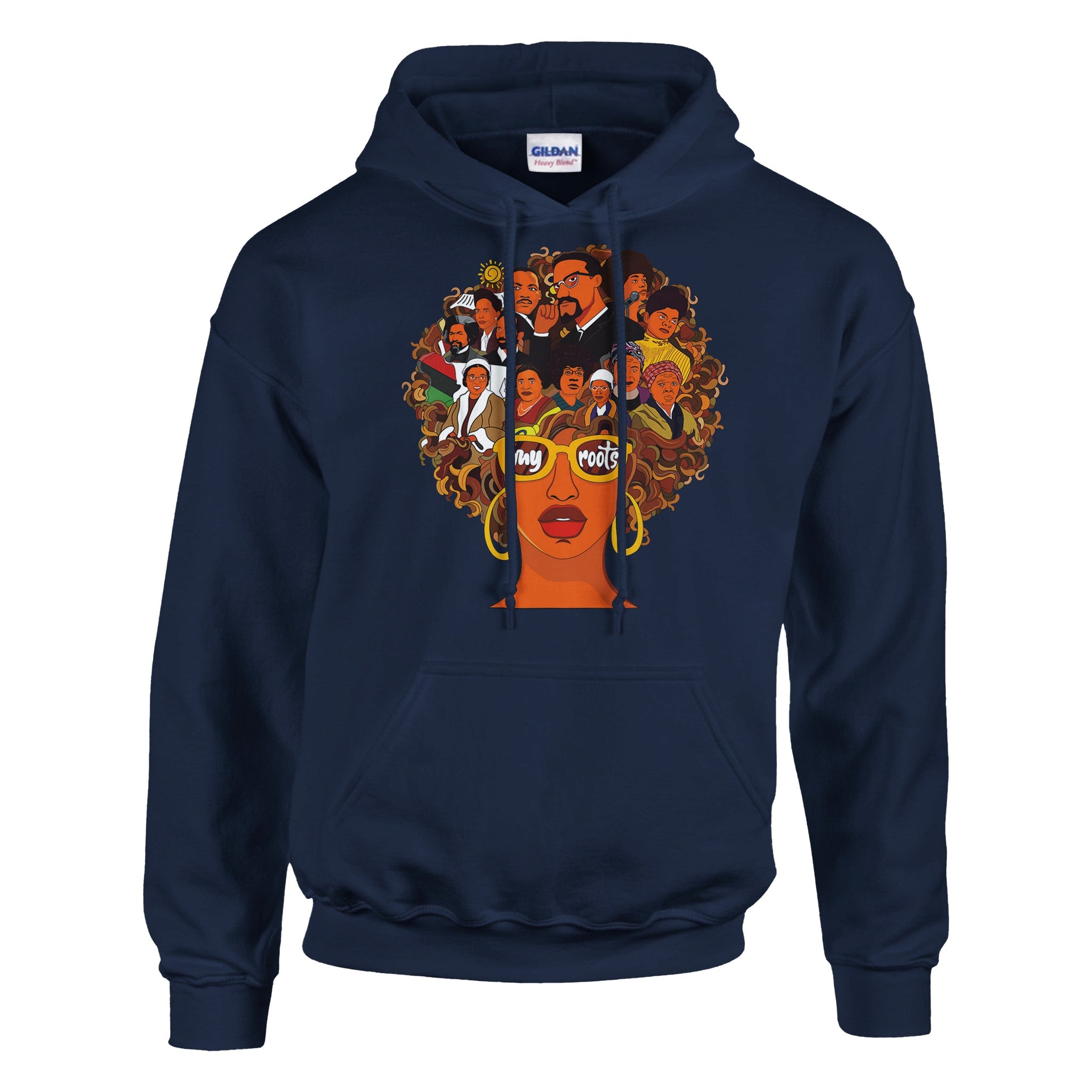 My Roots | Black History Icons Hoodie For Men & Women - Prideful Roots