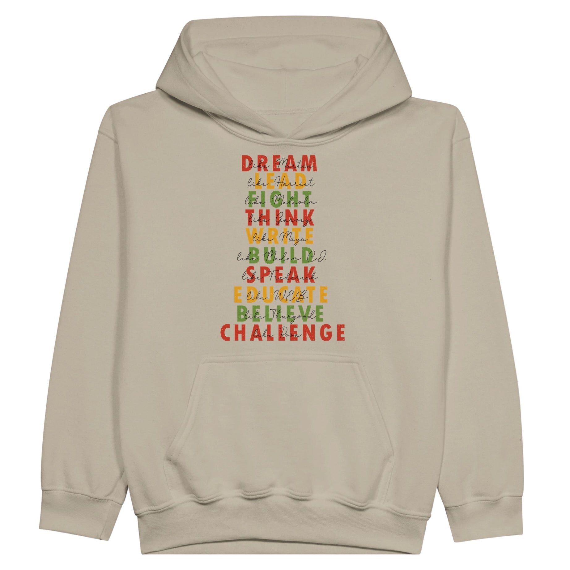 Great African American Leaders Black History Month Hoodie For Kids - Prideful Roots