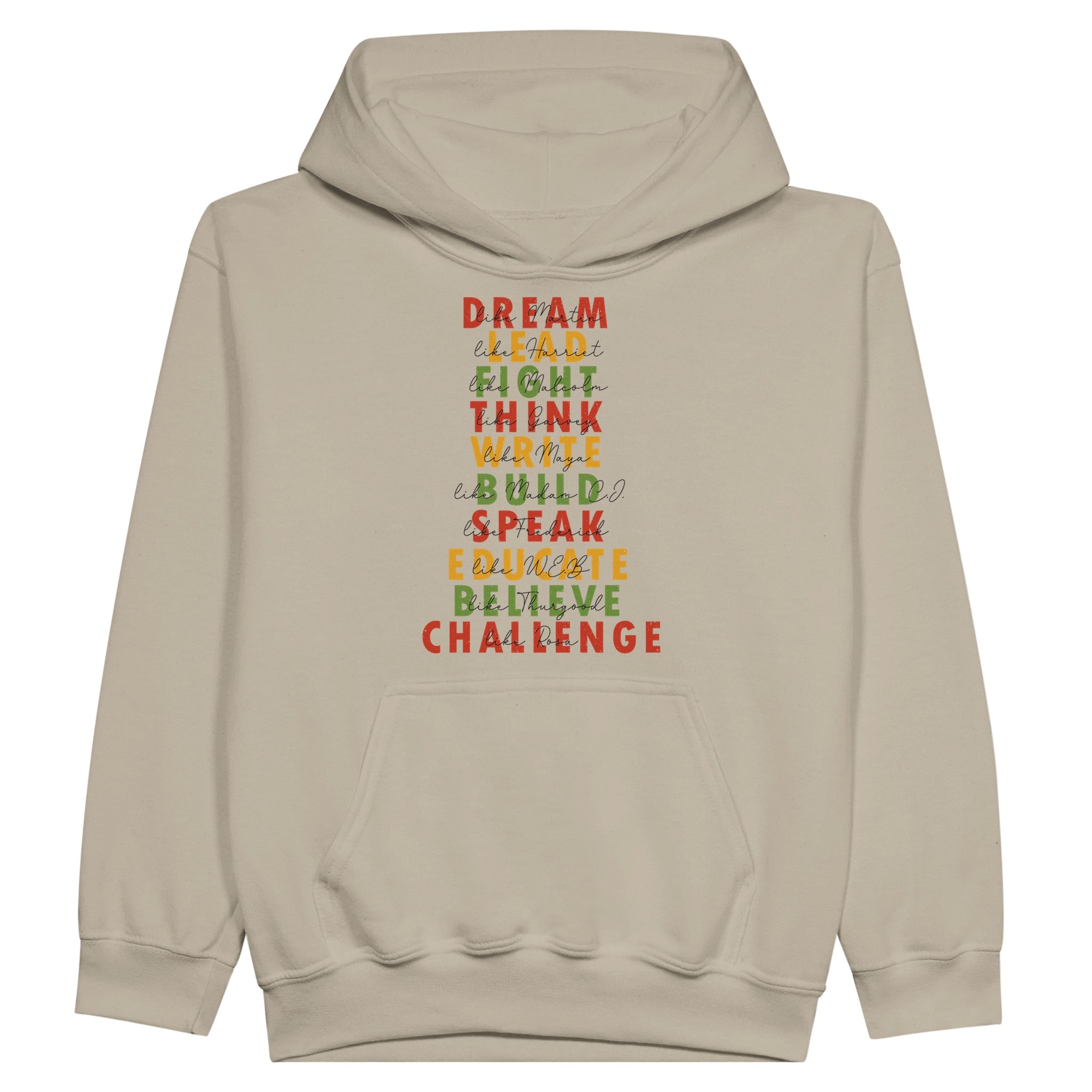 Great African American Leaders Black History Month Hoodie For Kids - Prideful Roots