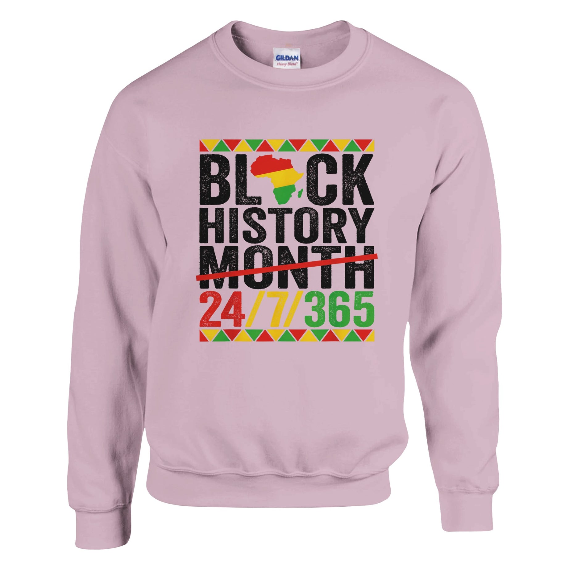 Black History Month 24/7/365 Sweatshirt For Men & Women - Prideful Roots