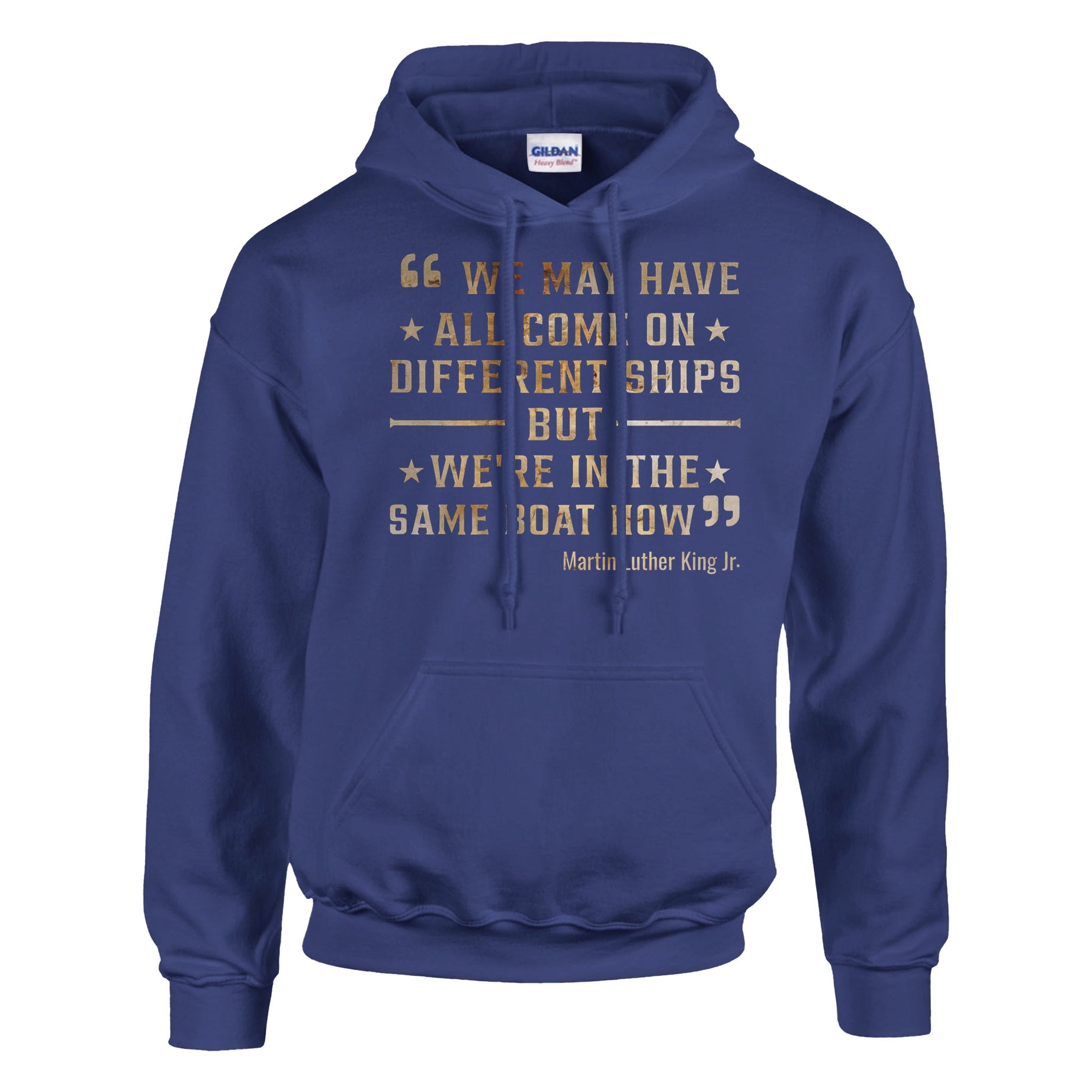 United We Sail: MLK's Message Hoodie For Men & Women - Prideful Roots