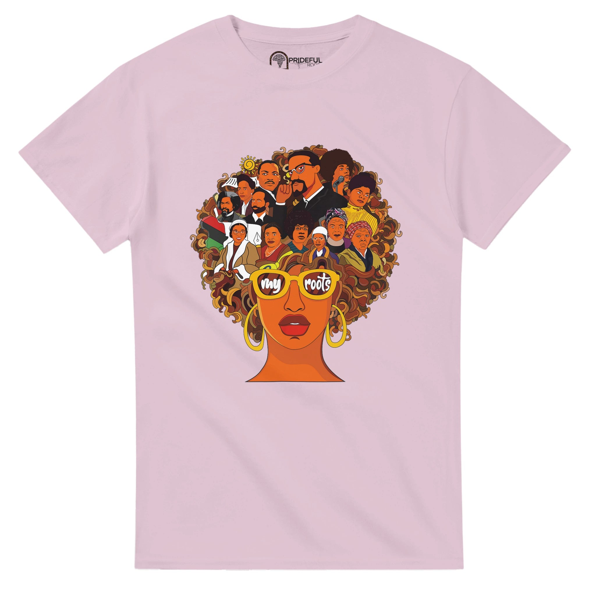 My Roots | Black History Icons T-shirt For Men & Women - Prideful Roots
