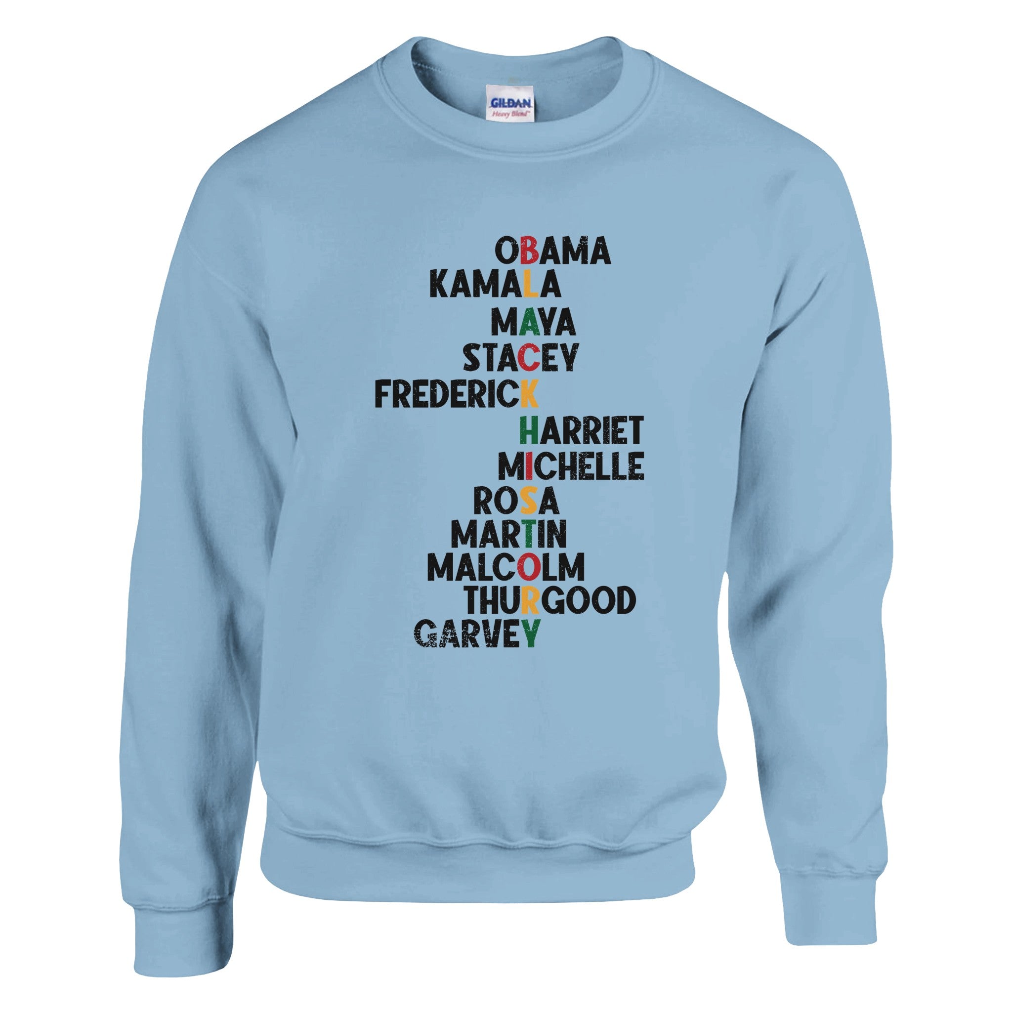 Black History Icons - Obama Kamala Maya Stacey Sweatshirt For Men & Women - Prideful Roots