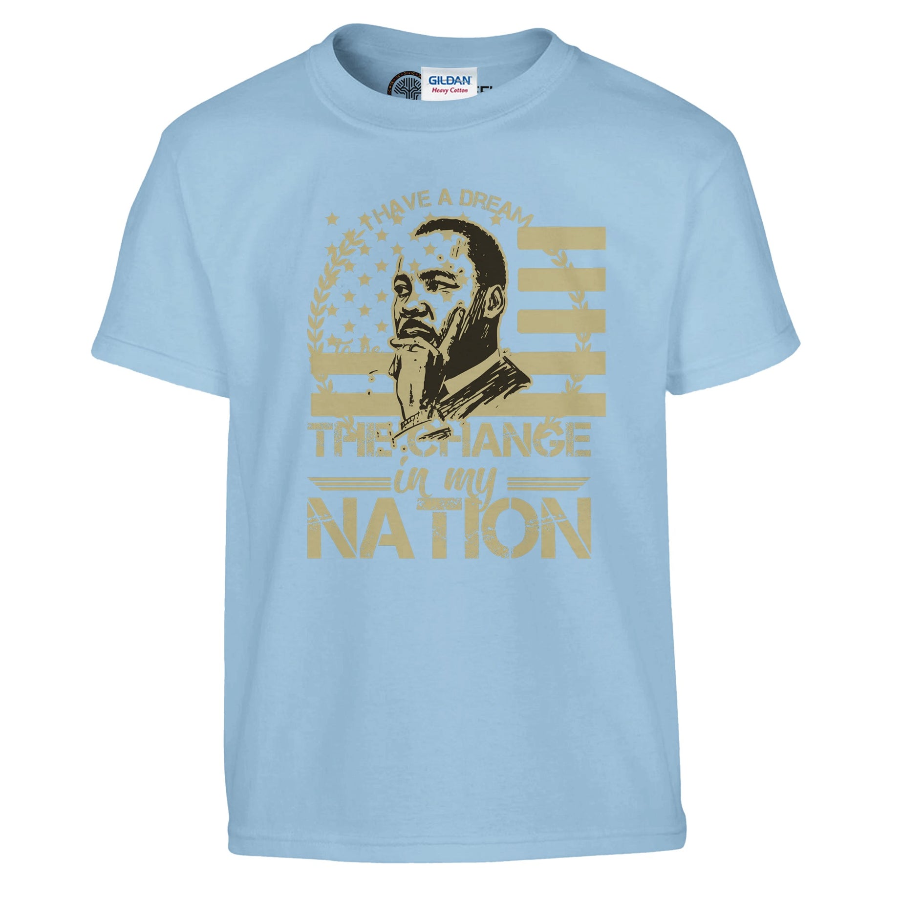 Be the Change Martin Luther King Jr. T-shirt For Kids - Prideful Roots
