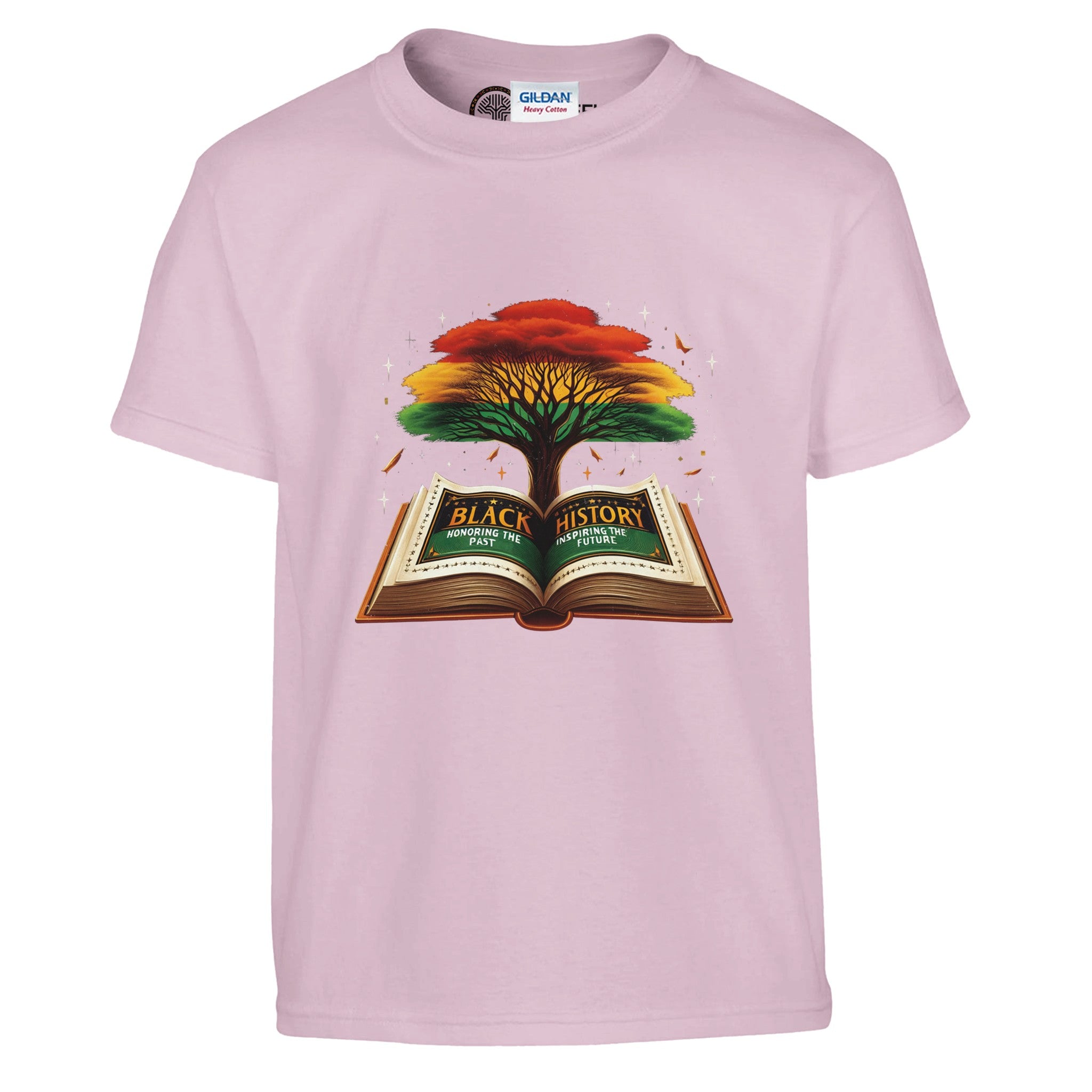 Black History Book & Tree T-shirt For Kids - Prideful Roots
