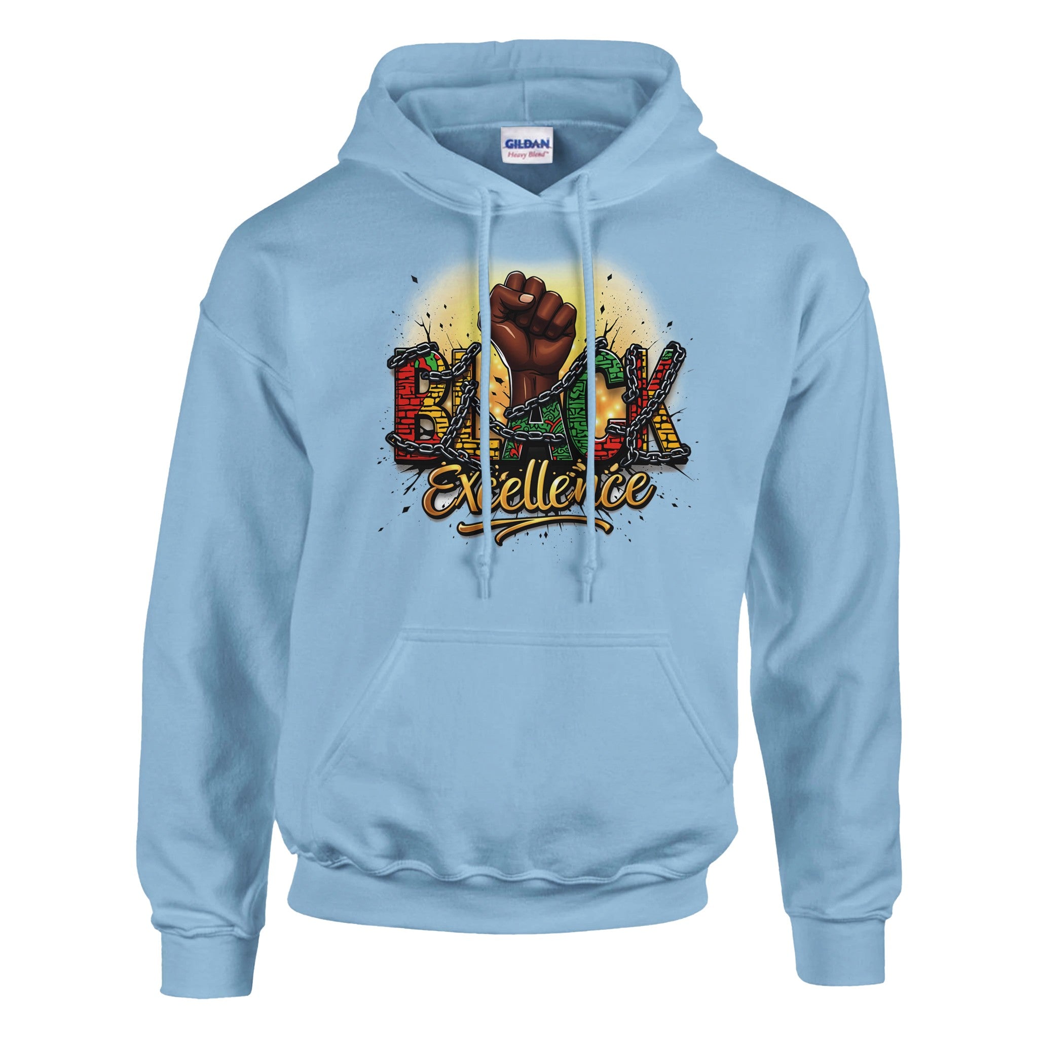 Black Excellence: Breaking Chains | Black History Month Hoodie For Men & Women - Prideful Roots